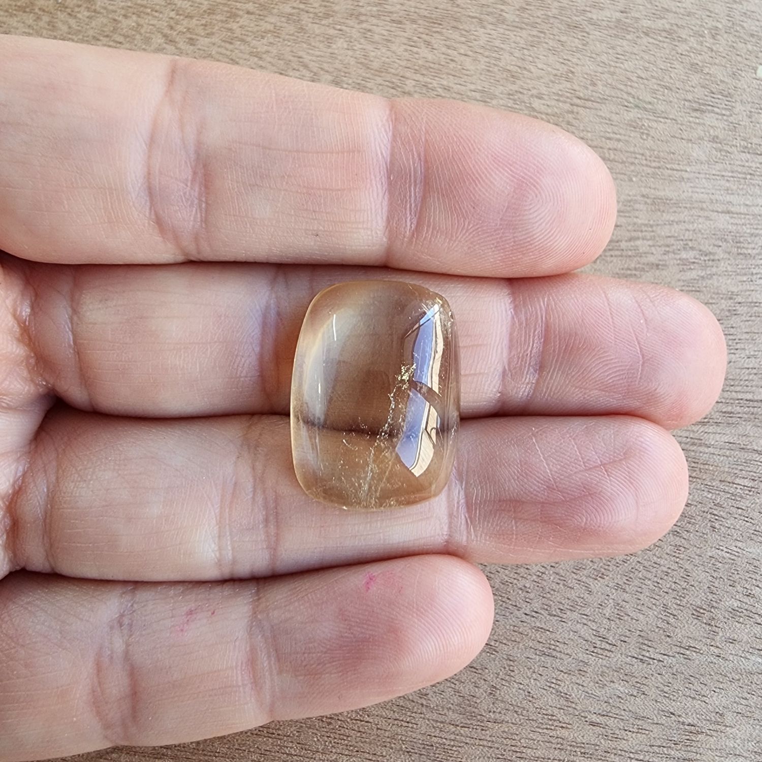 Citrine Cabochon / Pendant for jewelry making or diy craft projects 5.6gr