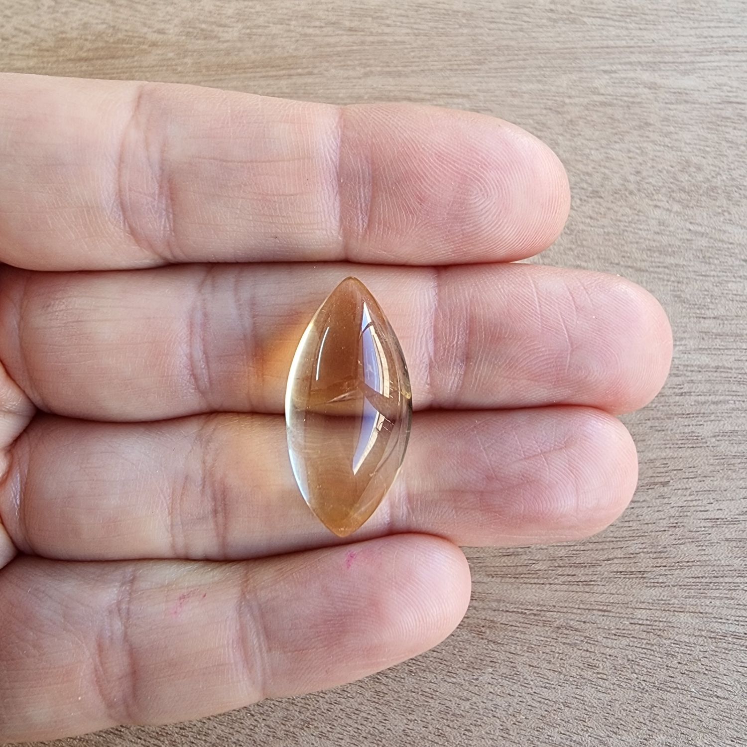 Citrine Cabochon / Pendant for jewelry making or diy craft projects 4.5gr