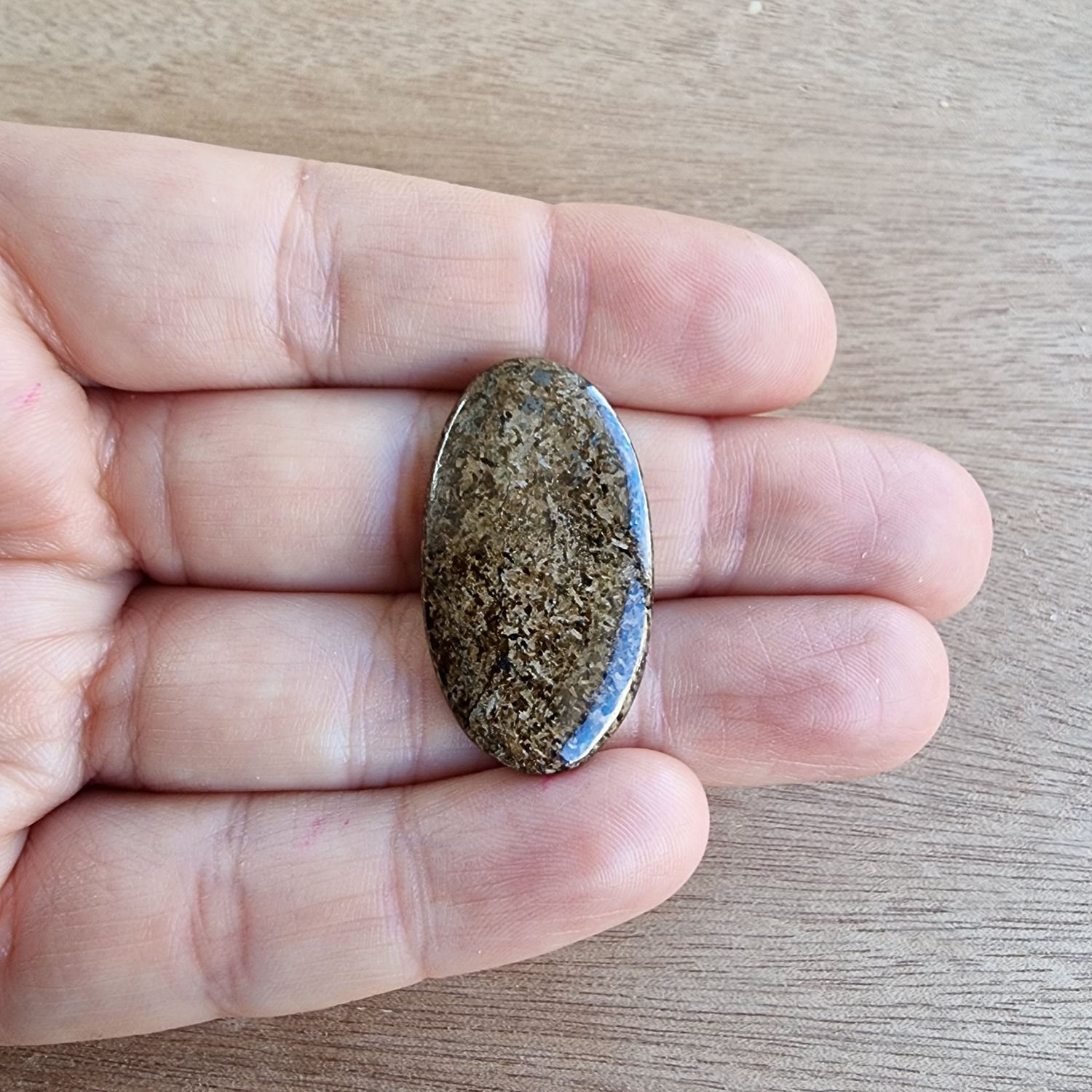 Bronzite Cabochon / Pendant for jewelry making or diy craft projects 7.1gr
