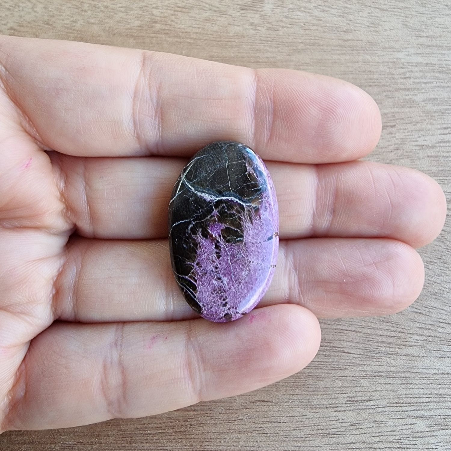 Stitchtite (Atlantasite) Cabochon / Pendant for jewelry making or diy craft projects 7.2gr