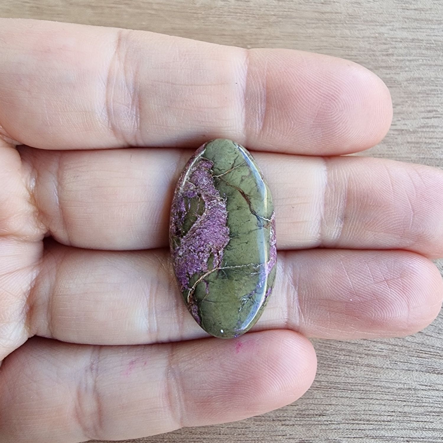 Stitchtite (Atlantasite) Cabochon / Pendant for jewelry making or diy craft projects 4.3gr