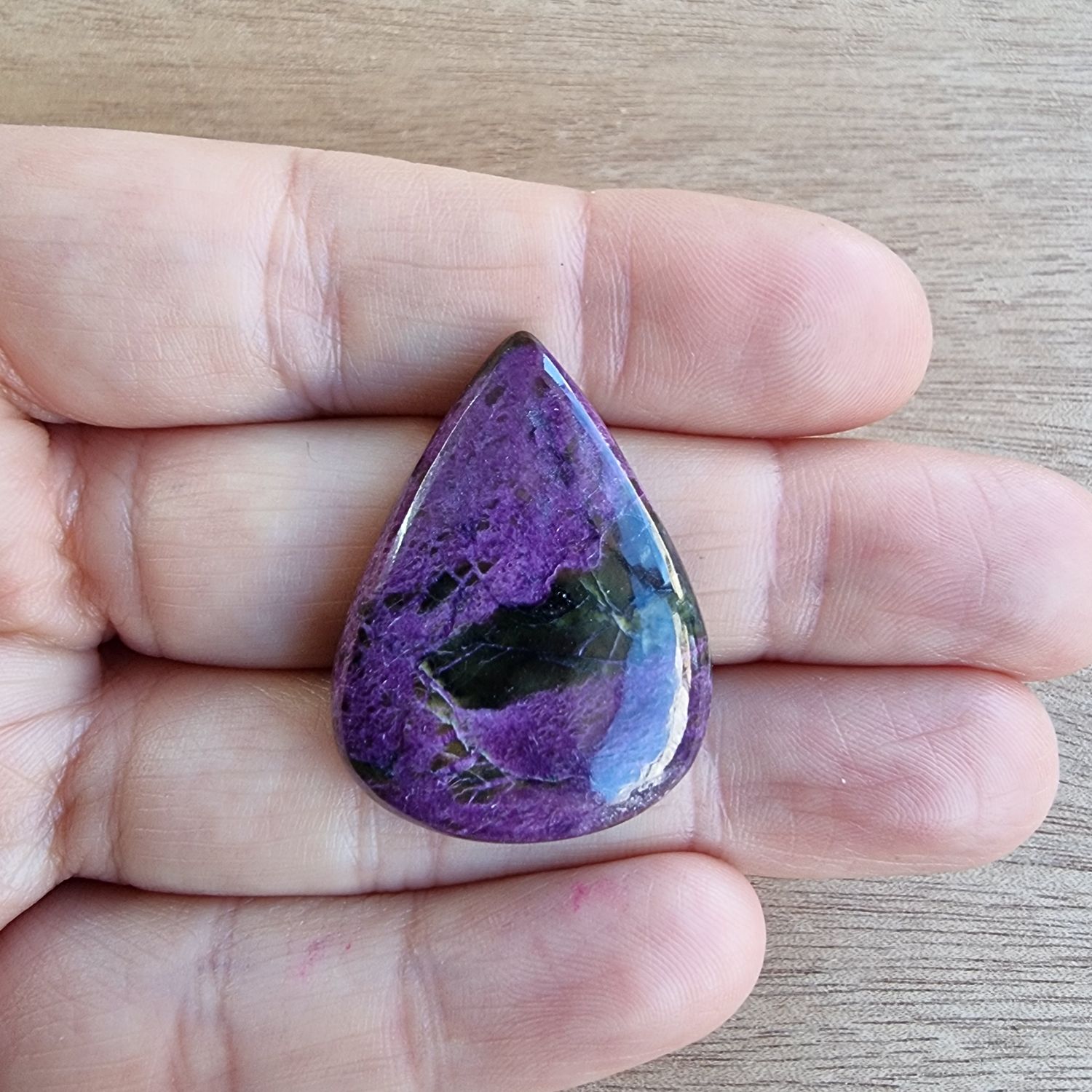 Stitchtite (Atlantasite) Cabochon / Pendant for jewelry making or diy craft projects 8.2gr