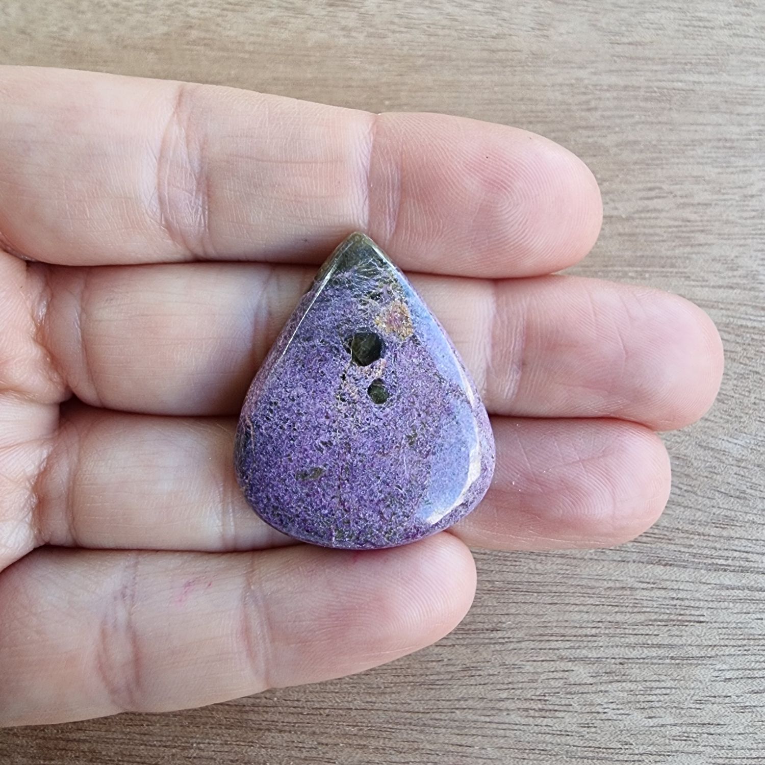 Stitchtite (Atlantasite) Cabochon / Pendant for jewelry making or diy craft projects 8.2gr