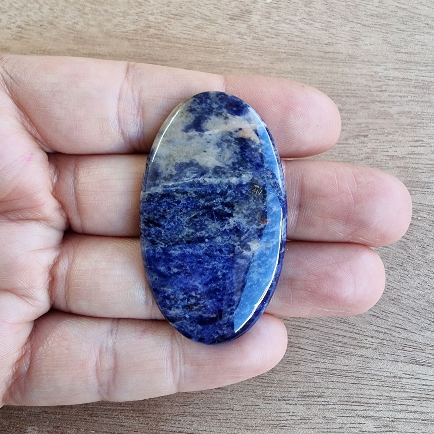 Sodalite Cabochon / Pendant for jewelry making or diy craft projects 15.7gr