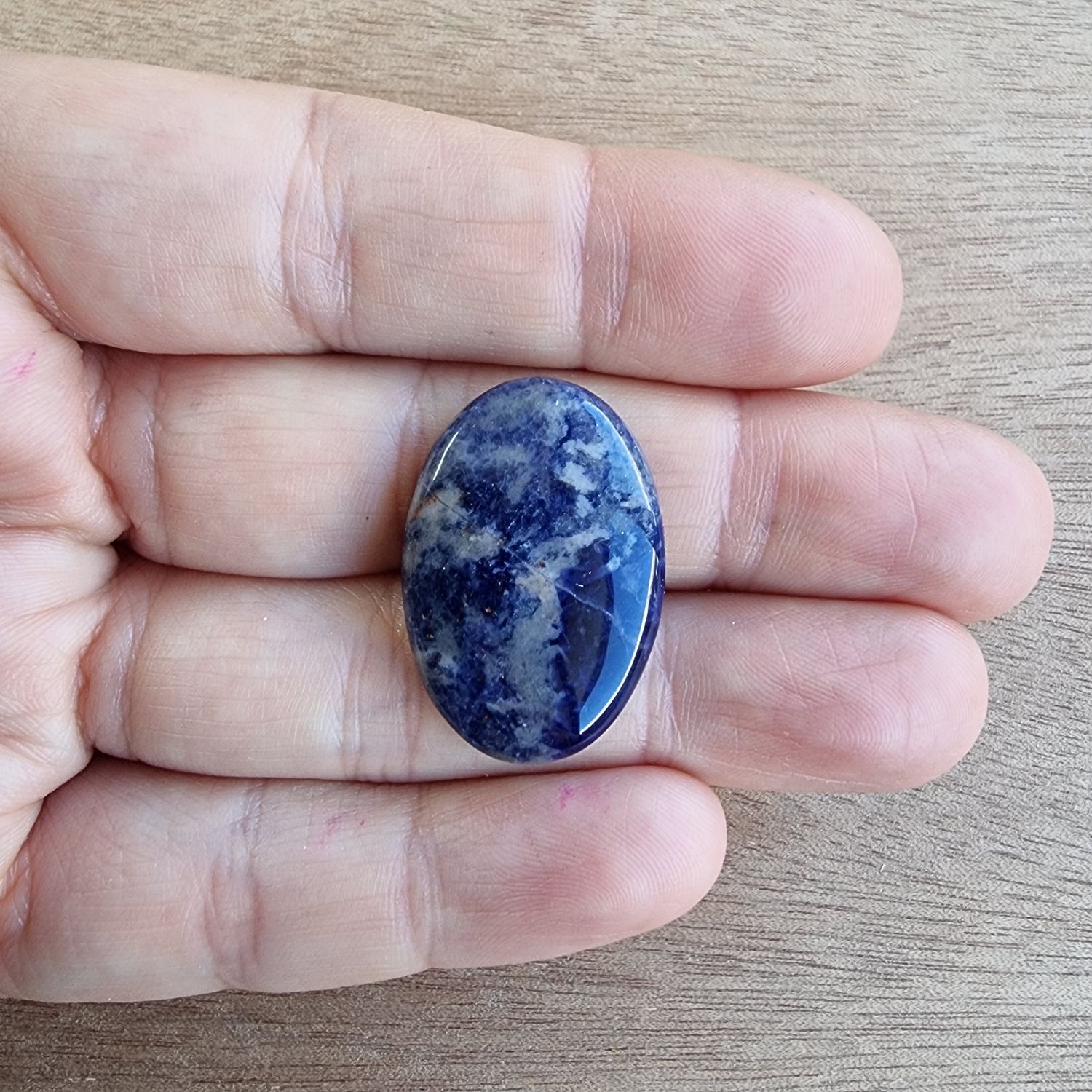 Sodalite Cabochon / Pendant for jewelry making or diy craft projects 5.3gr