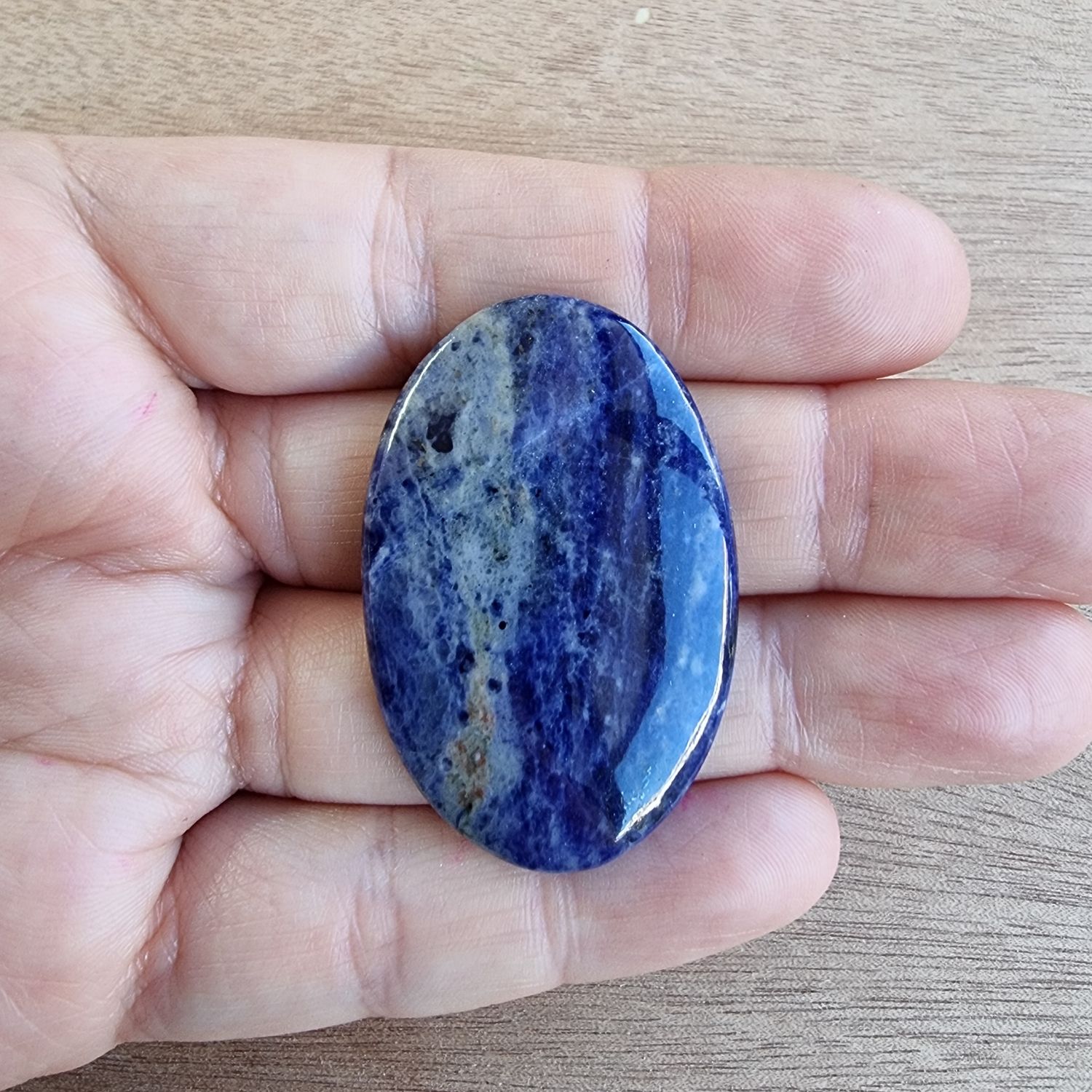 Sodalite Cabochon / Pendant for jewelry making or diy craft projects 12.6gr