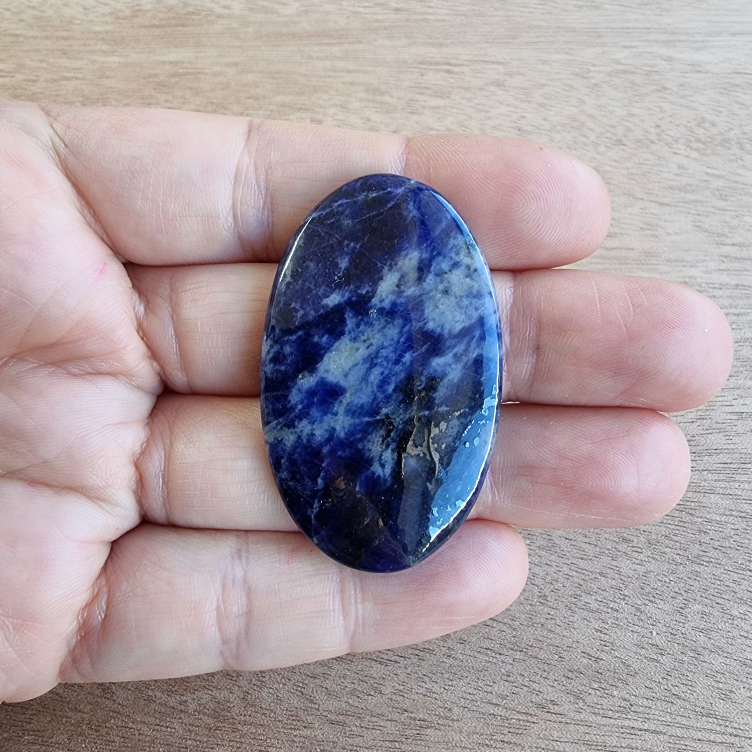 Sodalite Cabochon / Pendant for jewelry making or diy craft projects 14.3gr