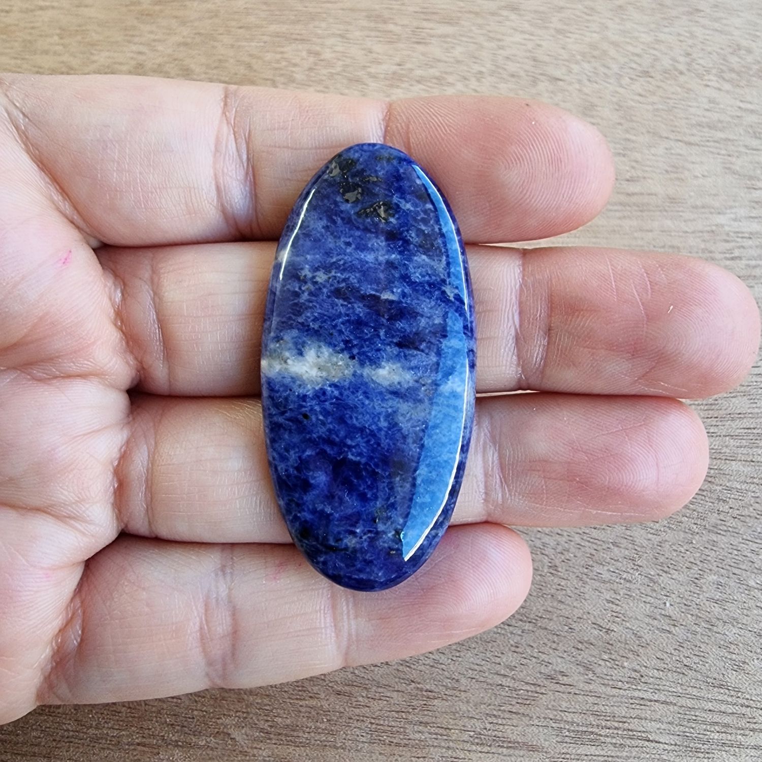 Sodalite Cabochon / Pendant for jewelry making or diy craft projects 13.1gr