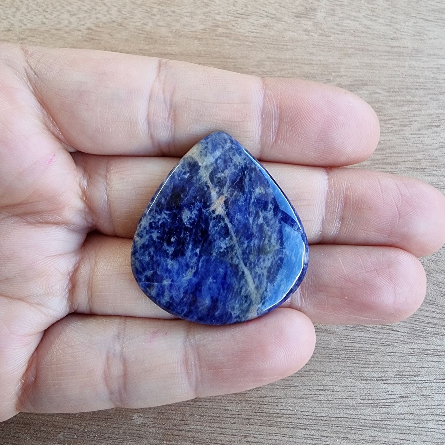 Sodalite Cabochon / Pendant for jewelry making or diy craft projects 11.3gr
