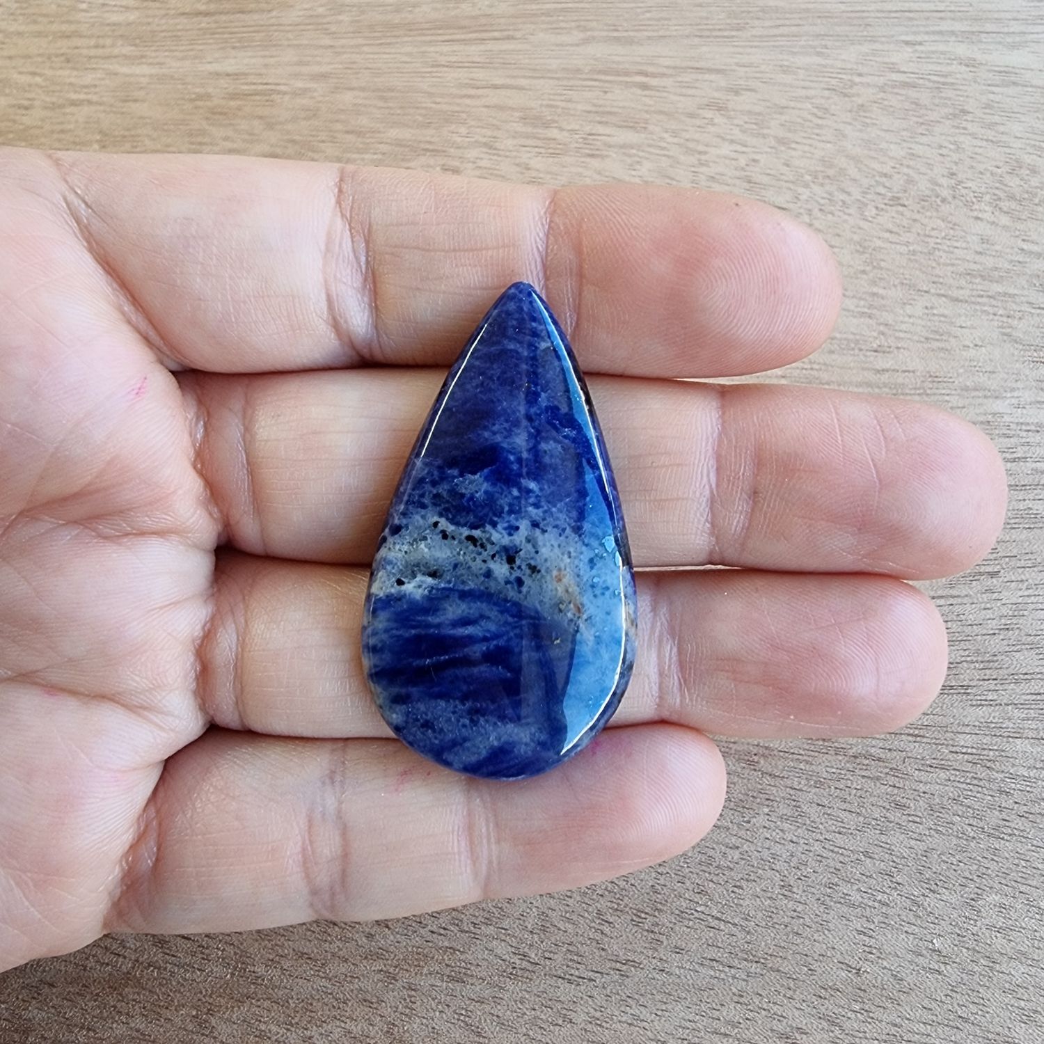 Sodalite Cabochon / Pendant for jewelry making or diy craft projects 10.3gr