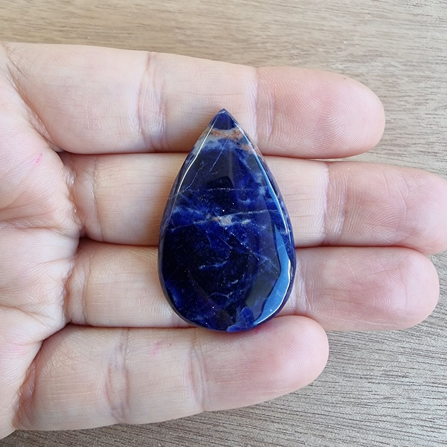 Sodalite Cabochon / Pendant for jewelry making or diy craft projects 9.7gr