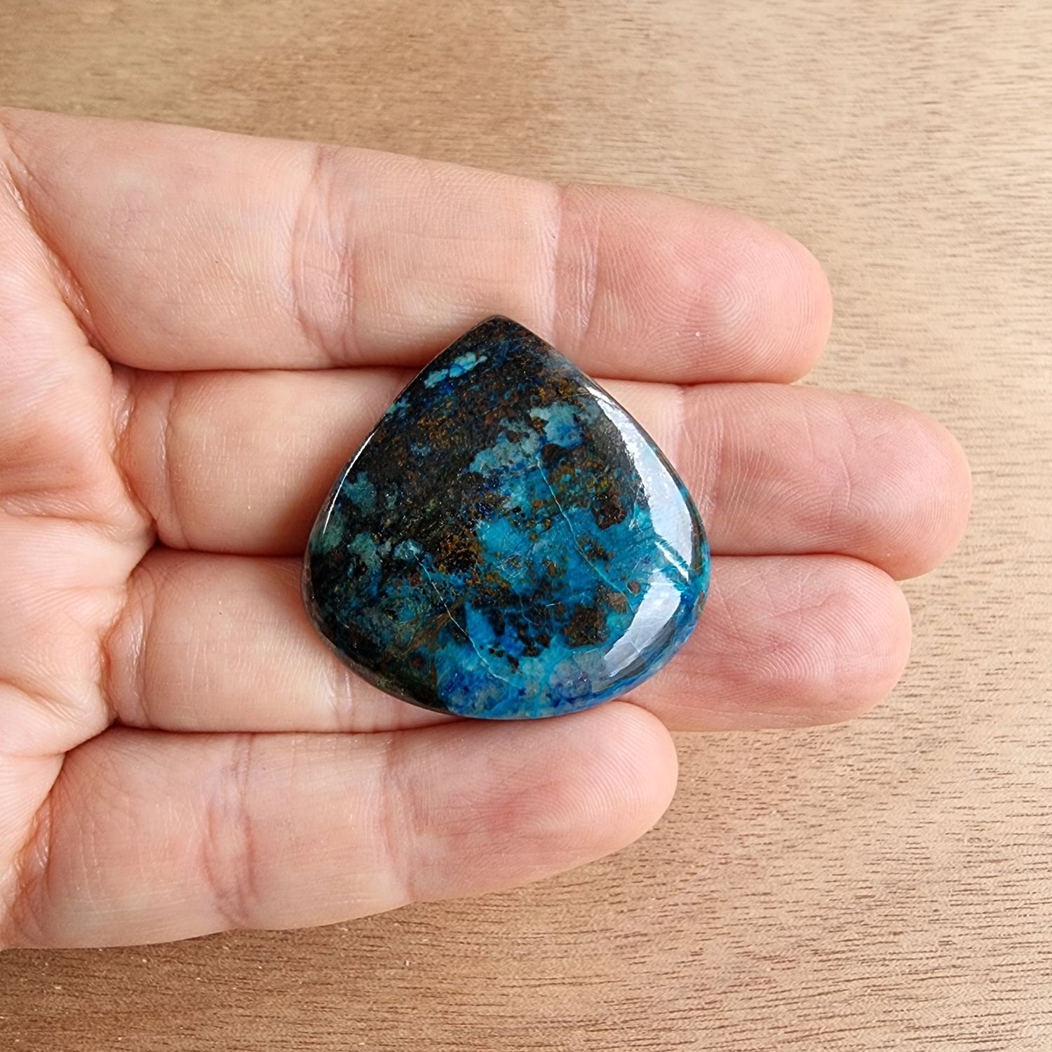 Shattuckite Cabochon / Pendant for jewelry making or diy craft projects 13gr