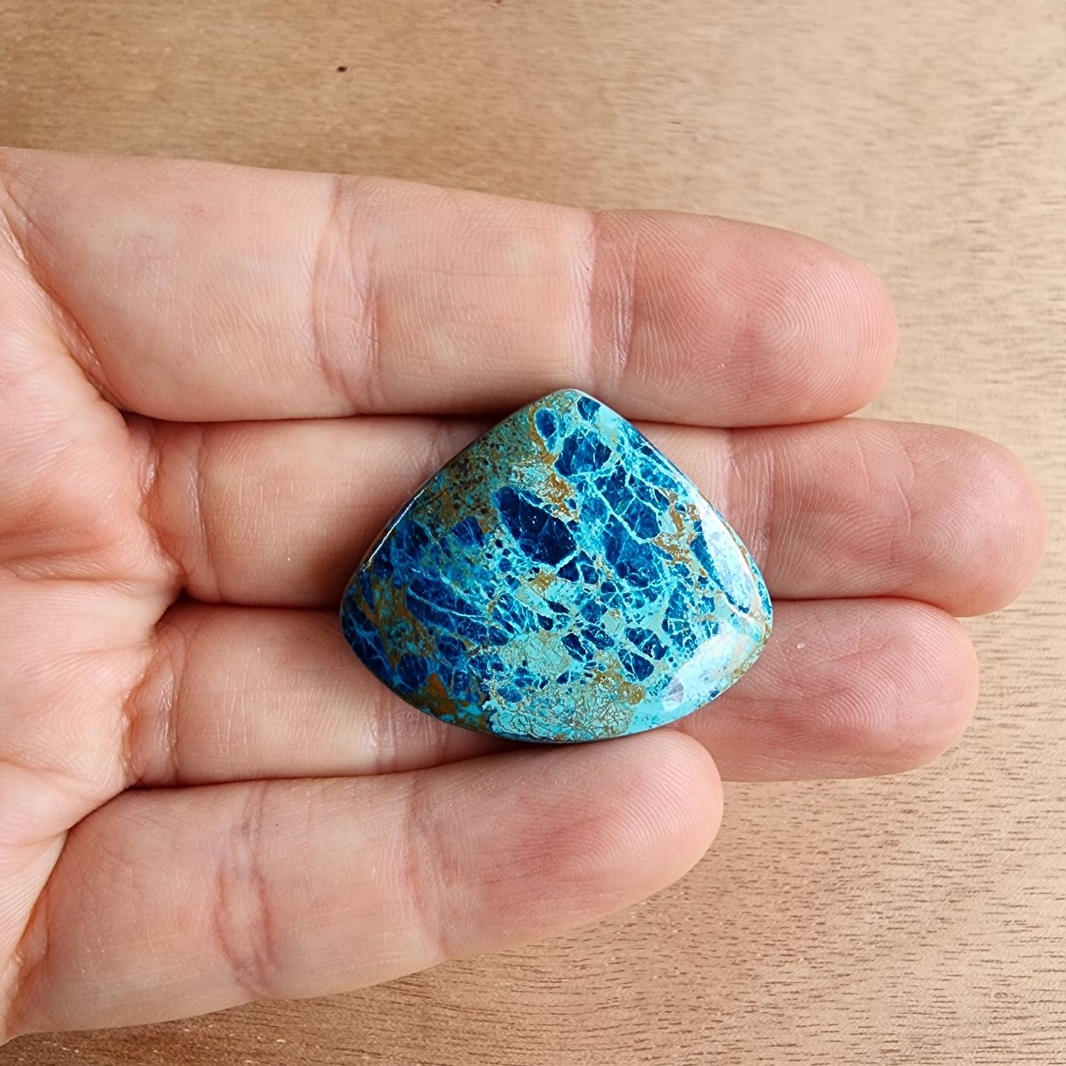 Shattuckite Cabochon / Pendant for jewelry making or diy craft projects 11.8gr