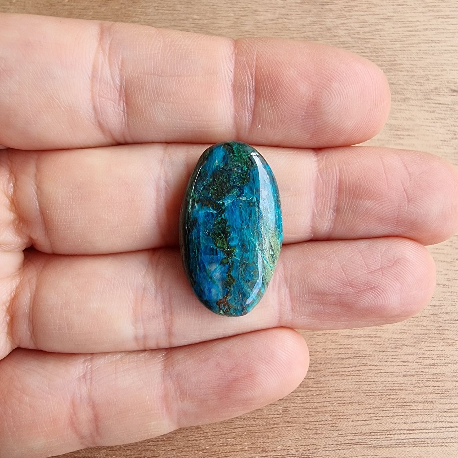 Shattuckite Cabochon / Pendant for jewelry making or diy craft projects 4.7gr