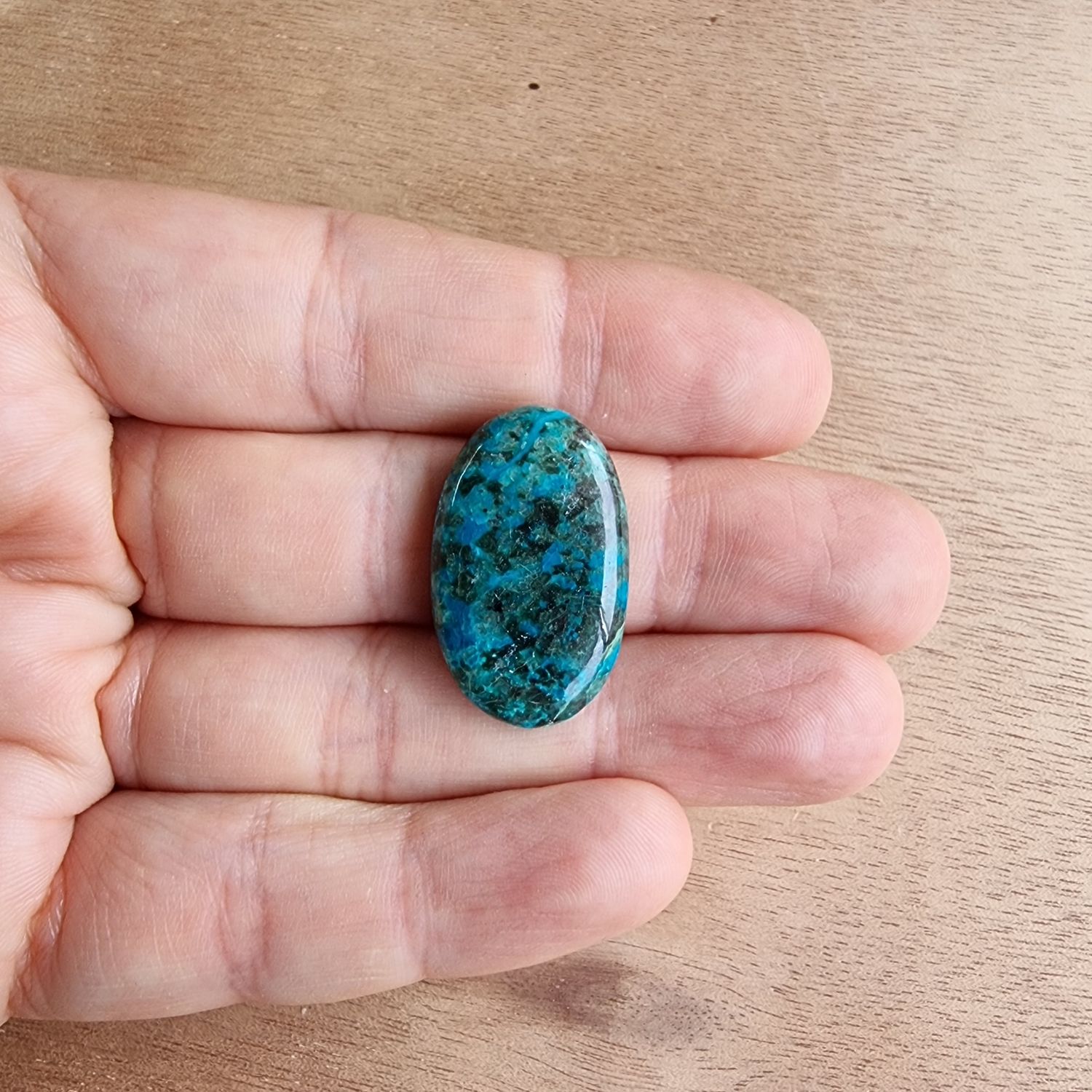 Shattuckite Cabochon / Pendant for jewelry making or diy craft projects 4.3gr