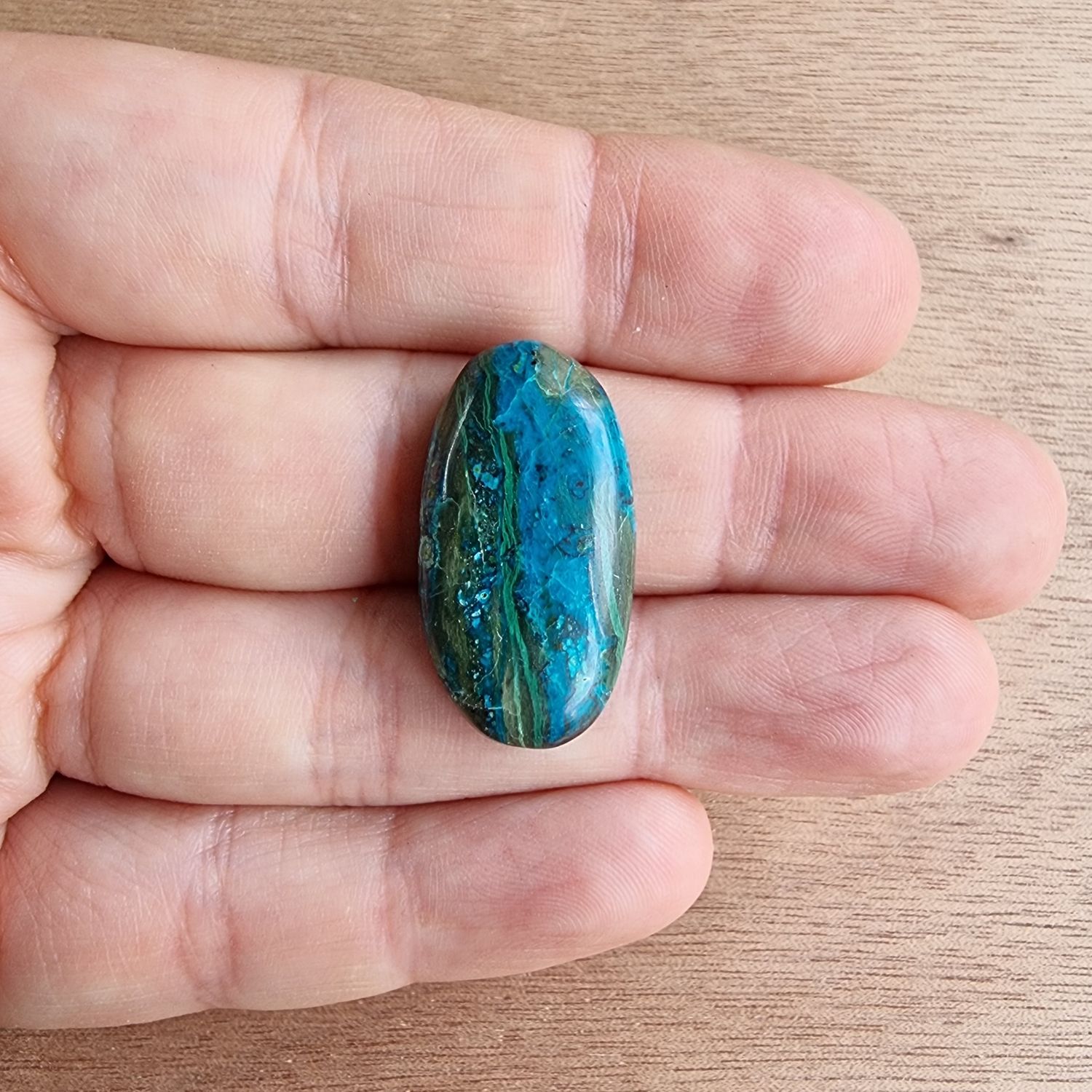 Shattuckite Cabochon / Pendant for jewelry making or diy craft projects 5.7gr