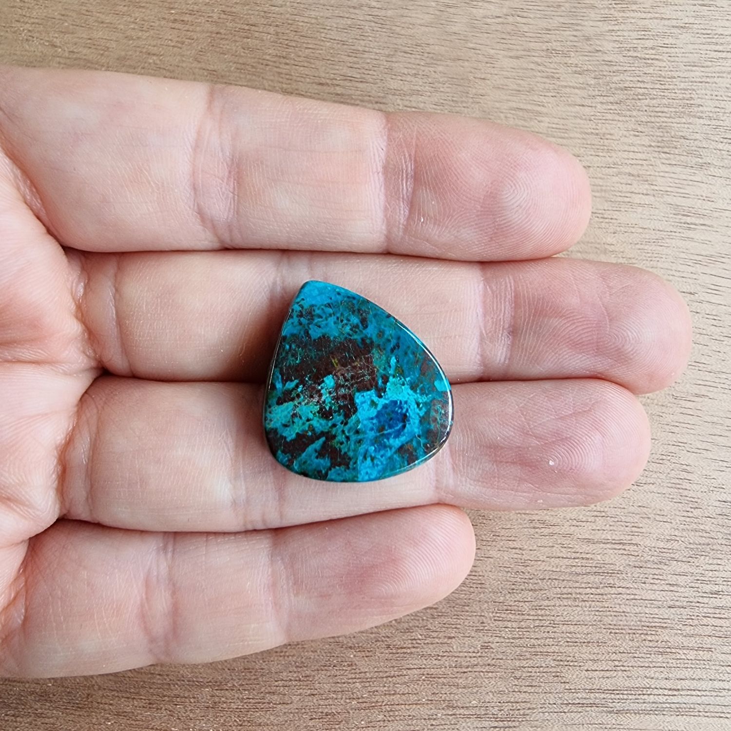 Shattuckite Cabochon / Pendant for jewelry making or diy craft projects 5.3gr