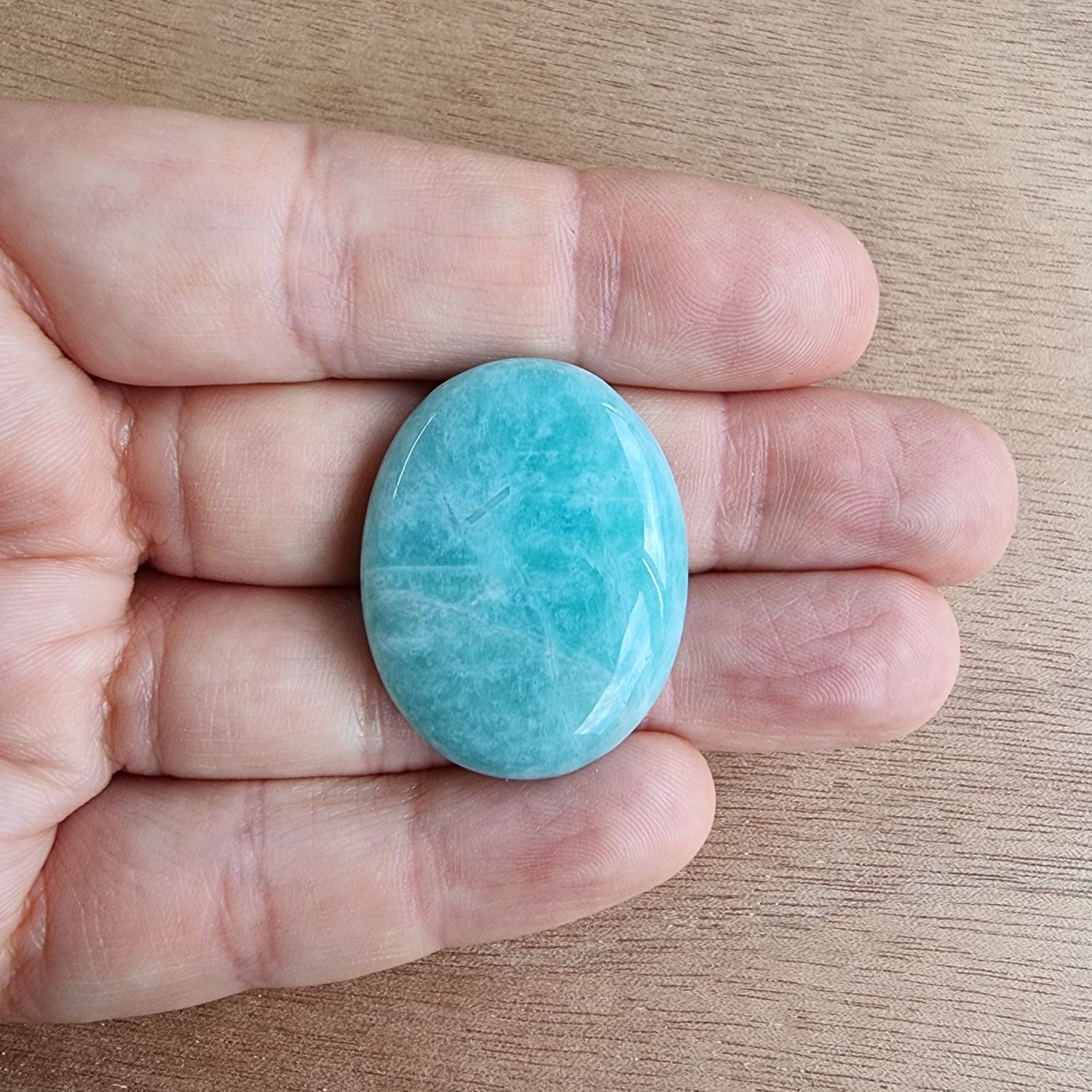 Amazonite Cabochon / Pendant for jewelry making or diy craft projects 10.5gr