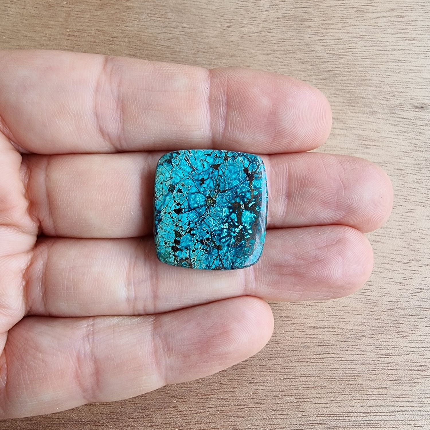 Shattuckite Cabochon / Pendant for jewelry making or diy craft projects 4.6gr