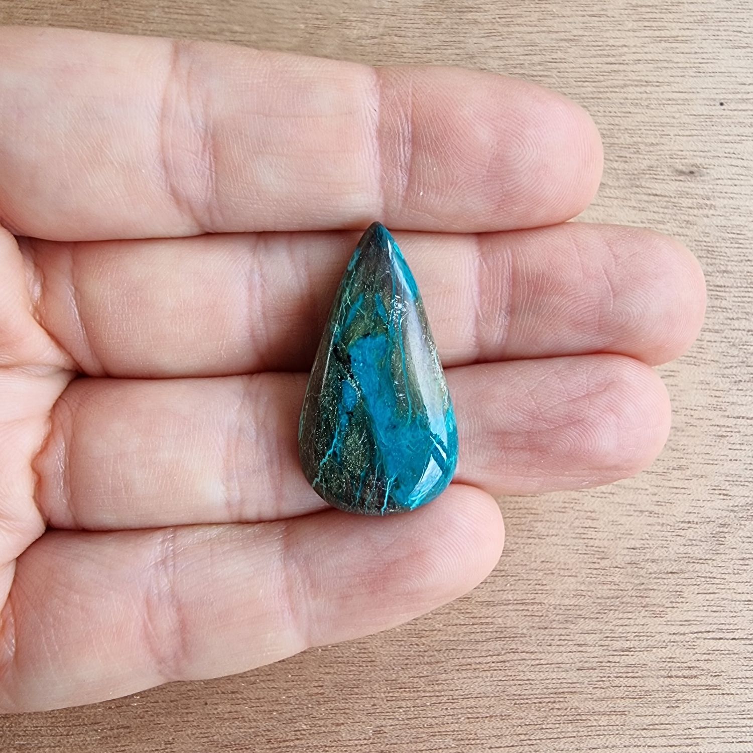 Shattuckite Cabochon / Pendant for jewelry making or diy craft projects 4.7gr