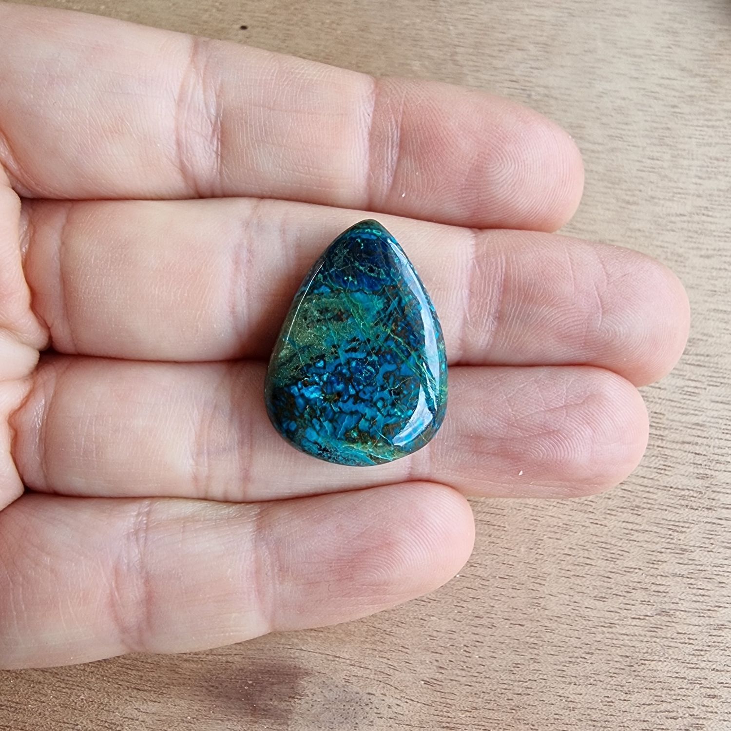 Shattuckite Cabochon / Pendant for jewelry making or diy craft projects 5.6gr