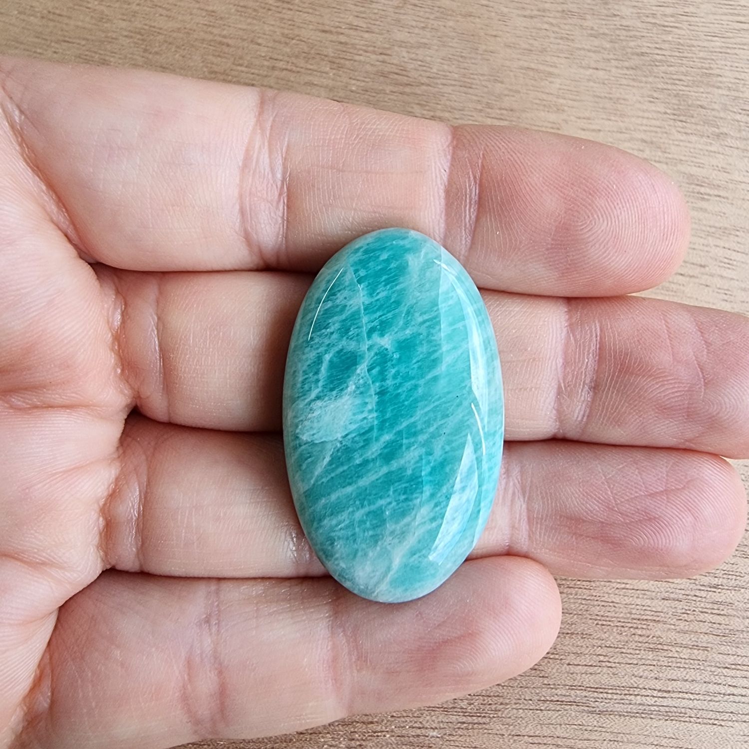 Amazonite Cabochon / Pendant for jewelry making or diy craft projects 12.7gr