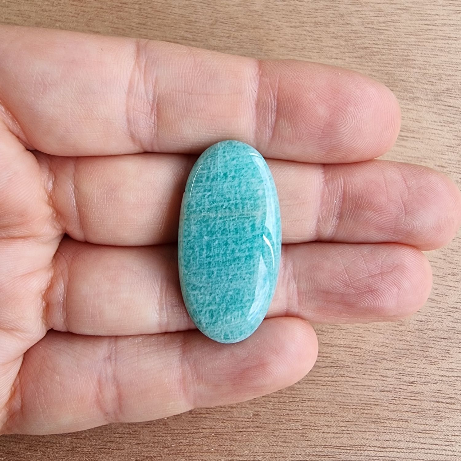 Amazonite Cabochon / Pendant for jewelry making or diy craft projects 6.8gr