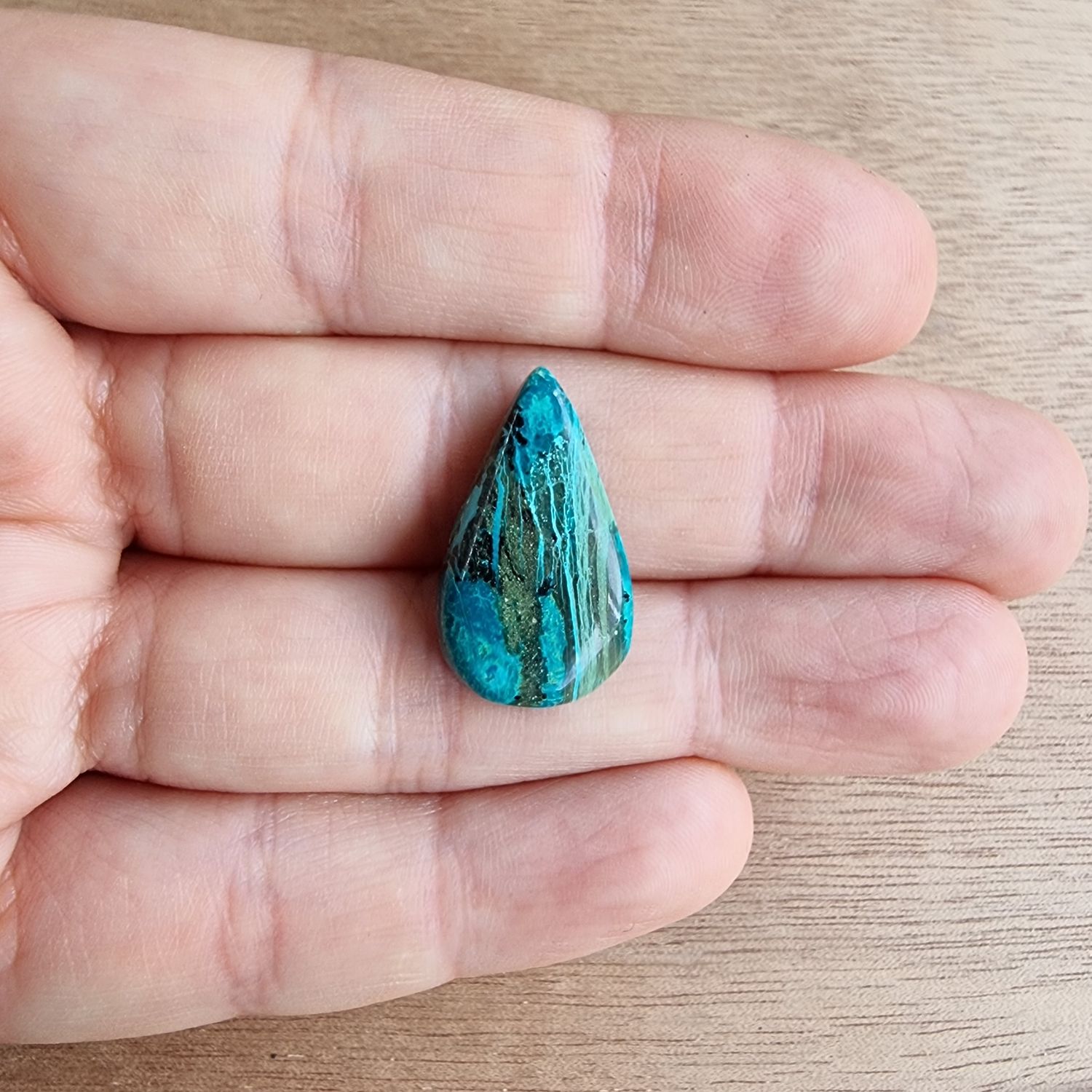 Shattuckite Cabochon / Pendant for jewelry making or diy craft projects 2.9gr