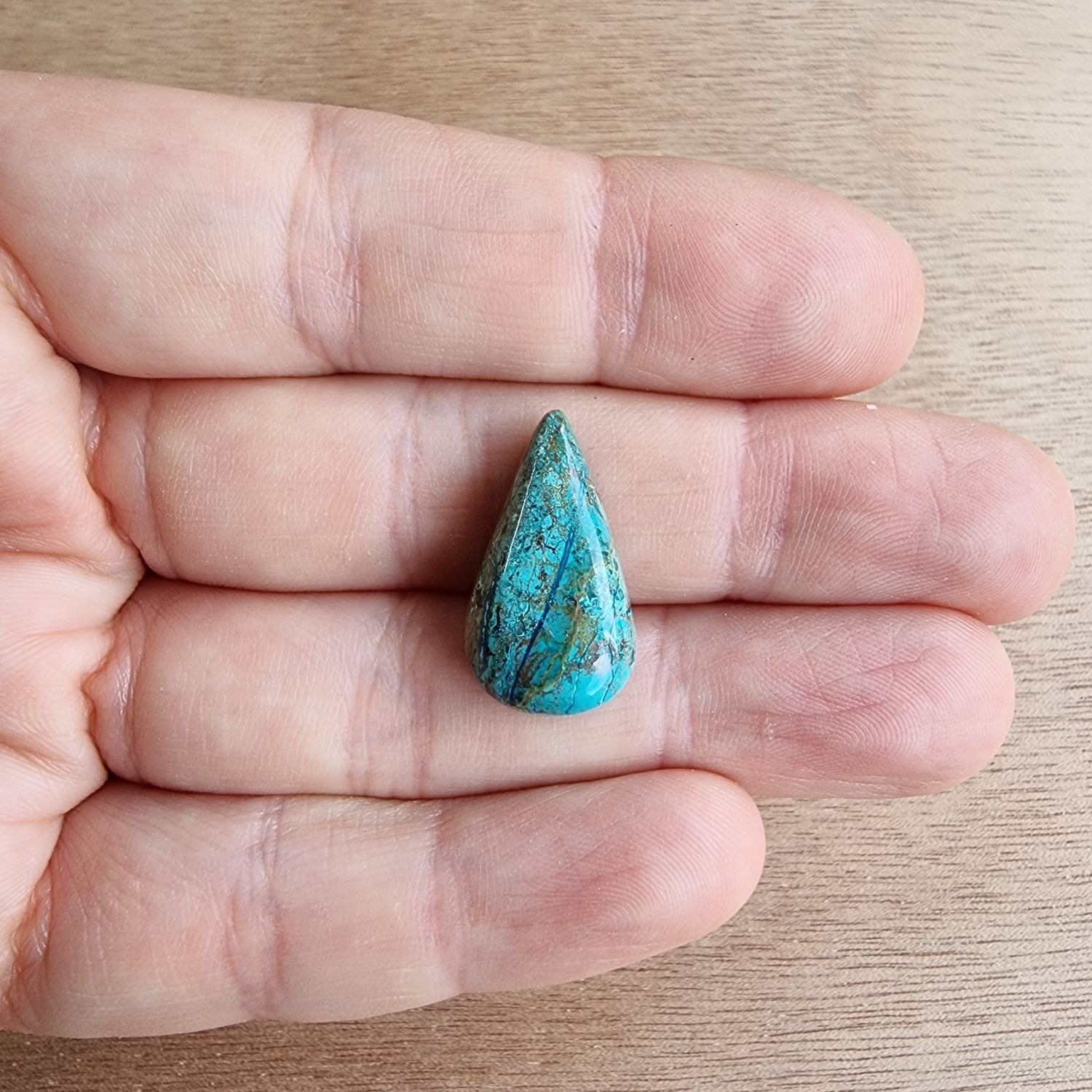 Shattuckite Cabochon / Pendant for jewelry making or diy craft projects 2.5gr