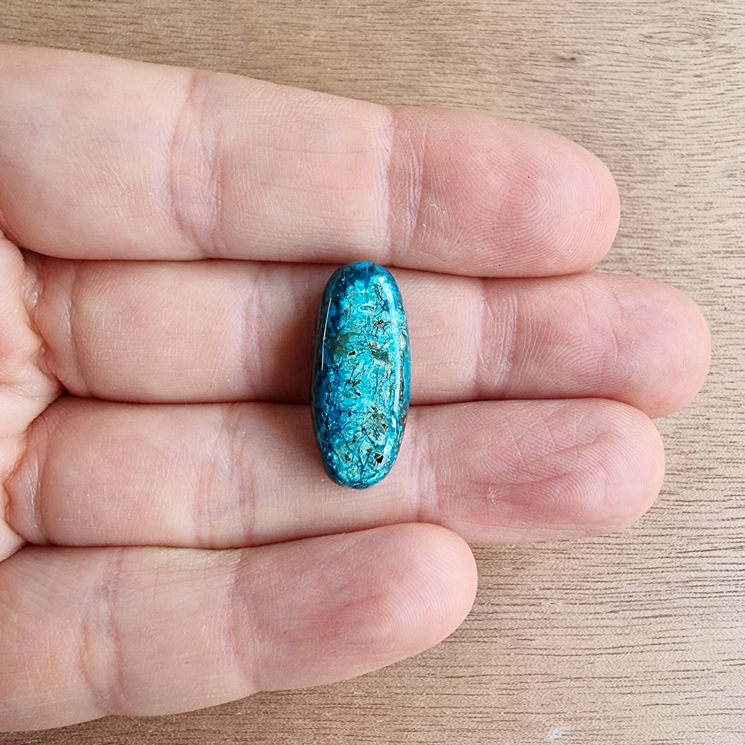 Shattuckite Cabochon / Pendant for jewelry making or diy craft projects 2.6gr