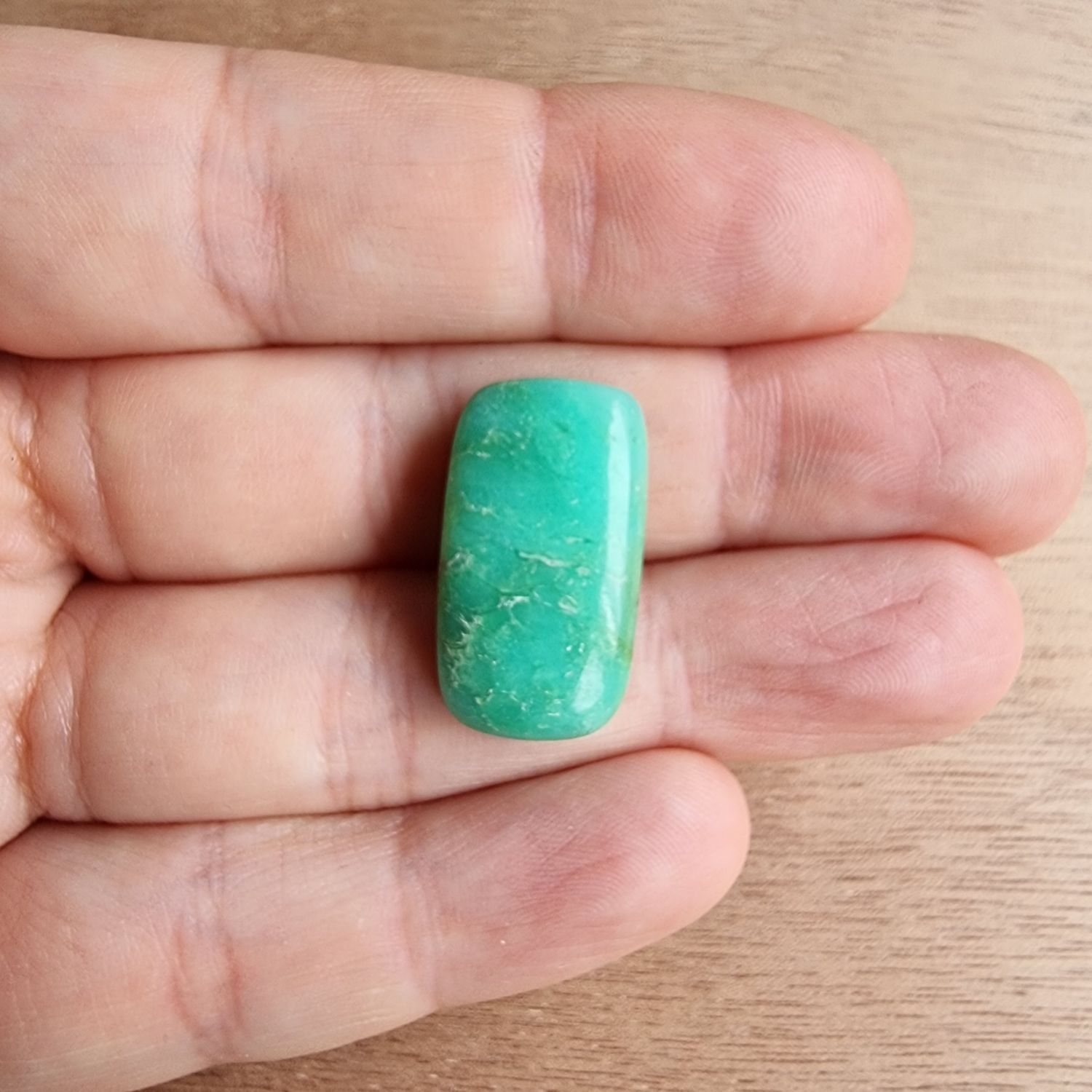 Chrysoprase Cabochon / Pendant for jewelry making or diy craft projects 4gr
