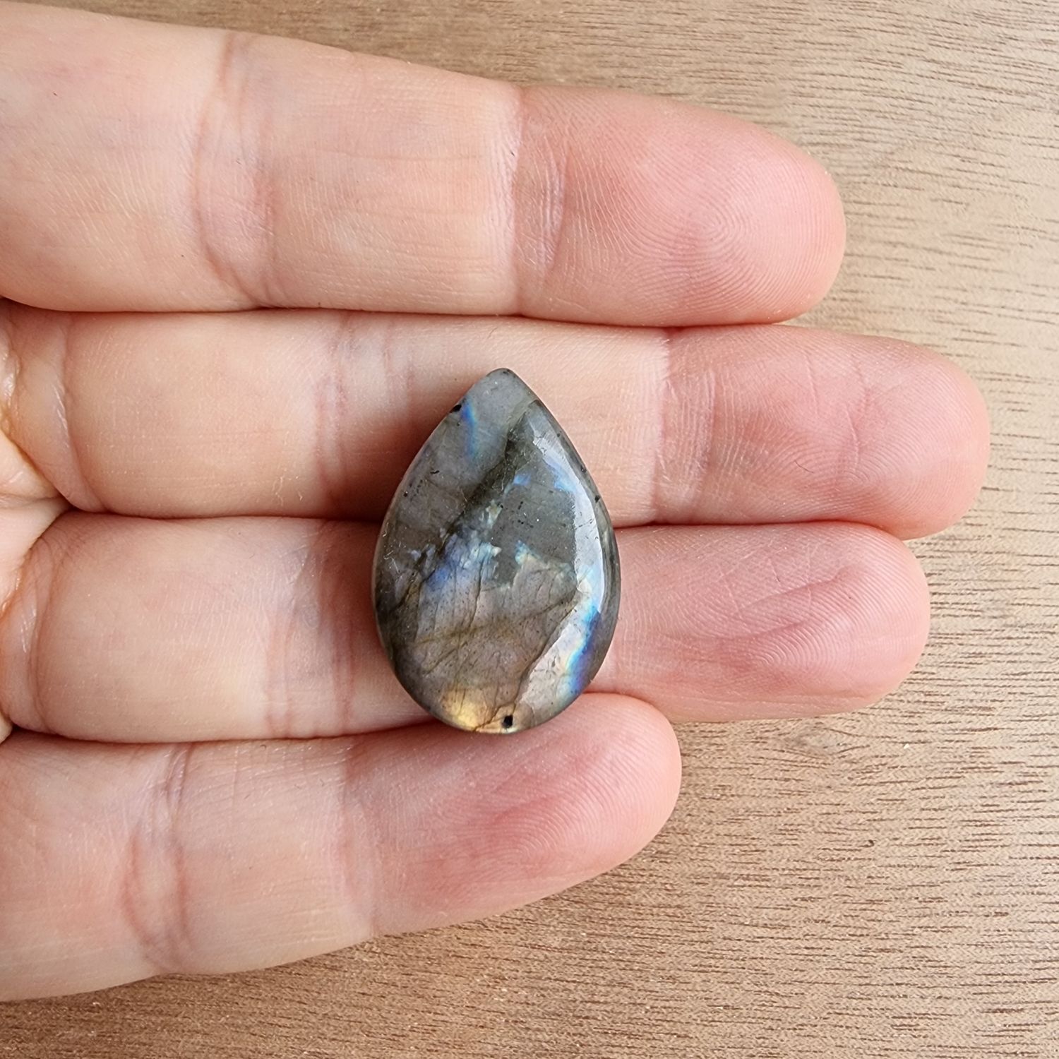 Labradorite Cabochon / Pendant for jewelry making or diy craft projects 5.2gr