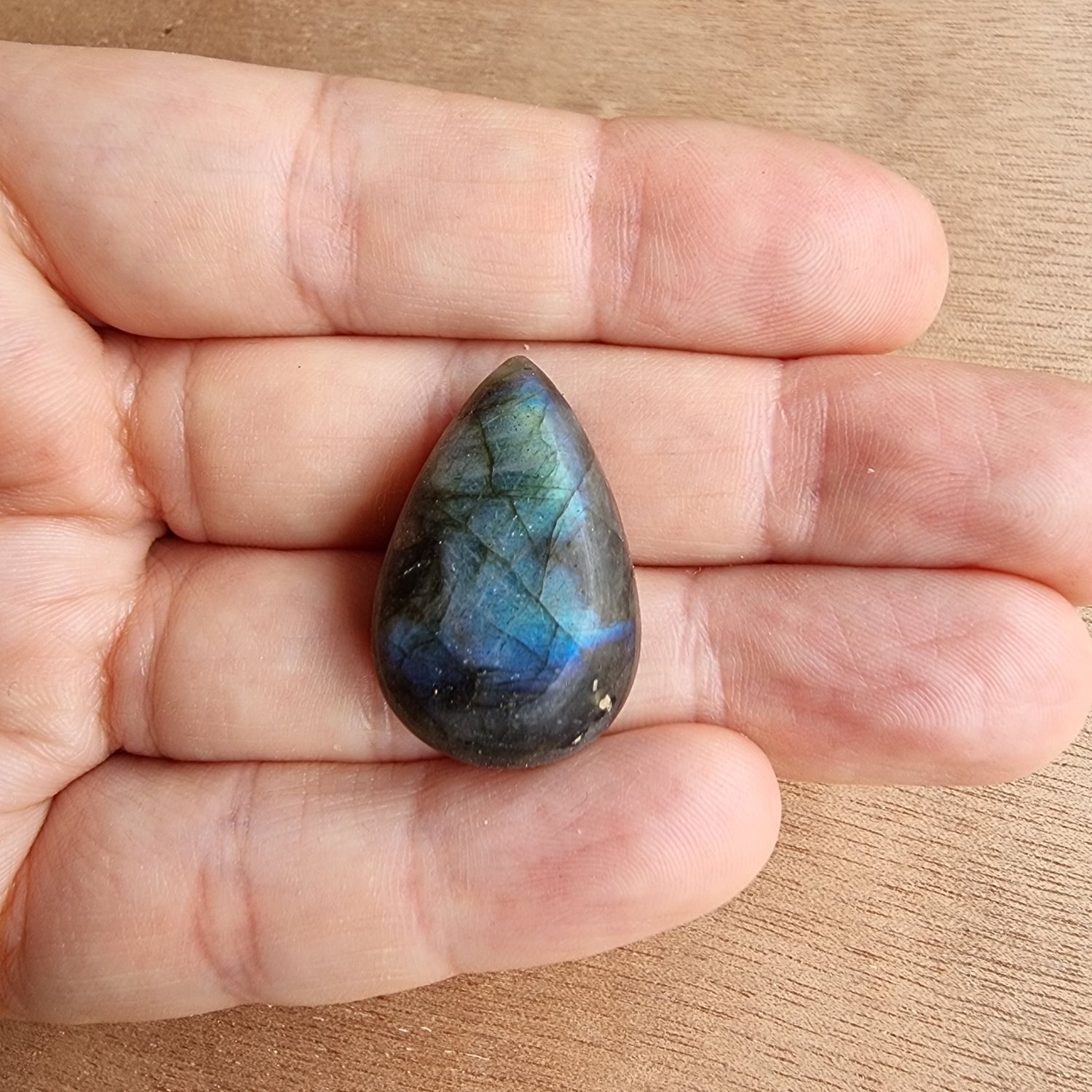 Labradorite Cabochon / Pendant for jewelry making or diy craft projects 8gr