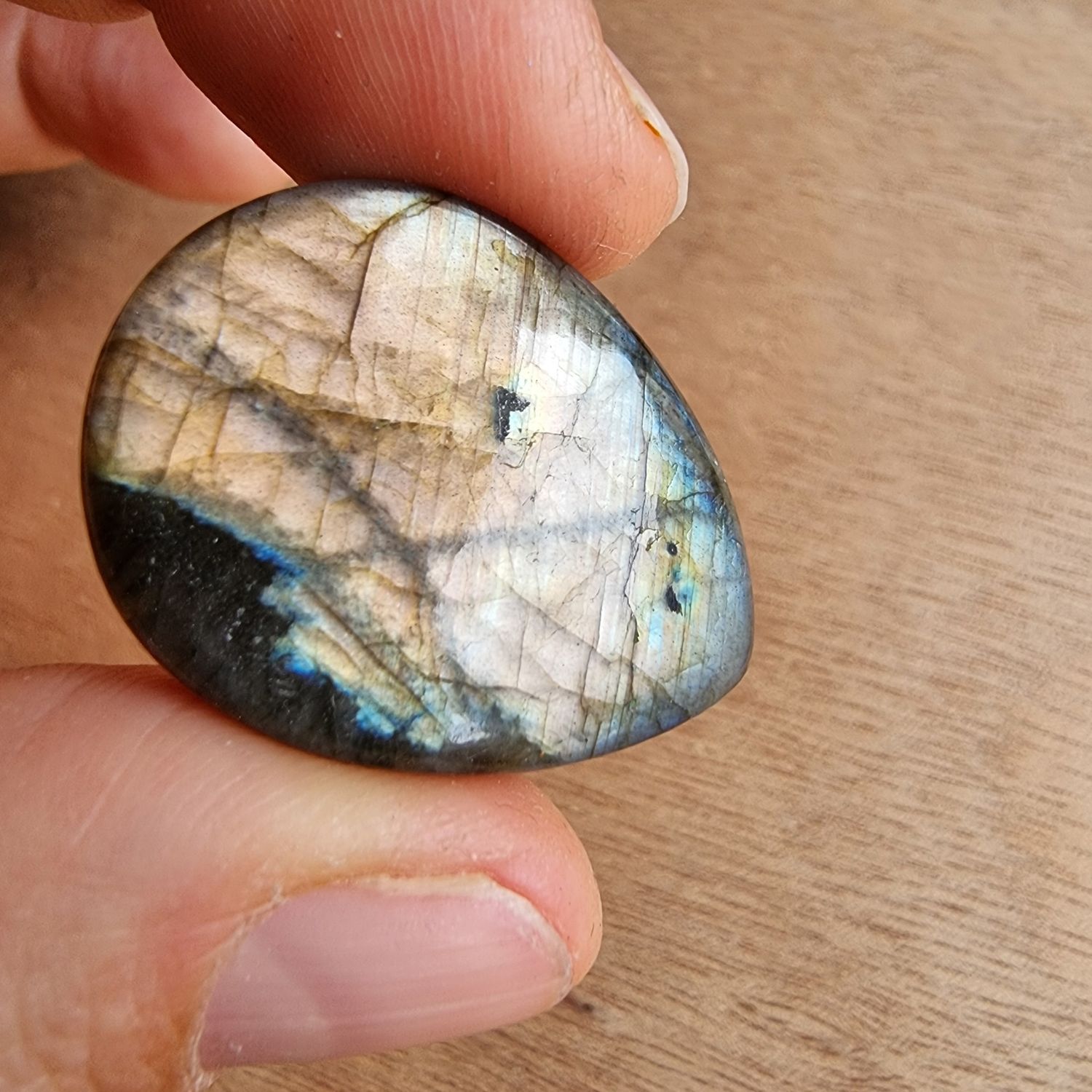Labradorite Cabochon / Pendant for jewelry making or diy craft projects 9.2gr