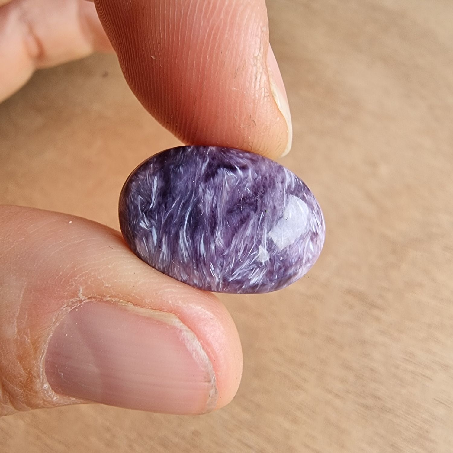 Charoite Cabochon / Pendant for jewelry making or diy craft projects 3.1gr