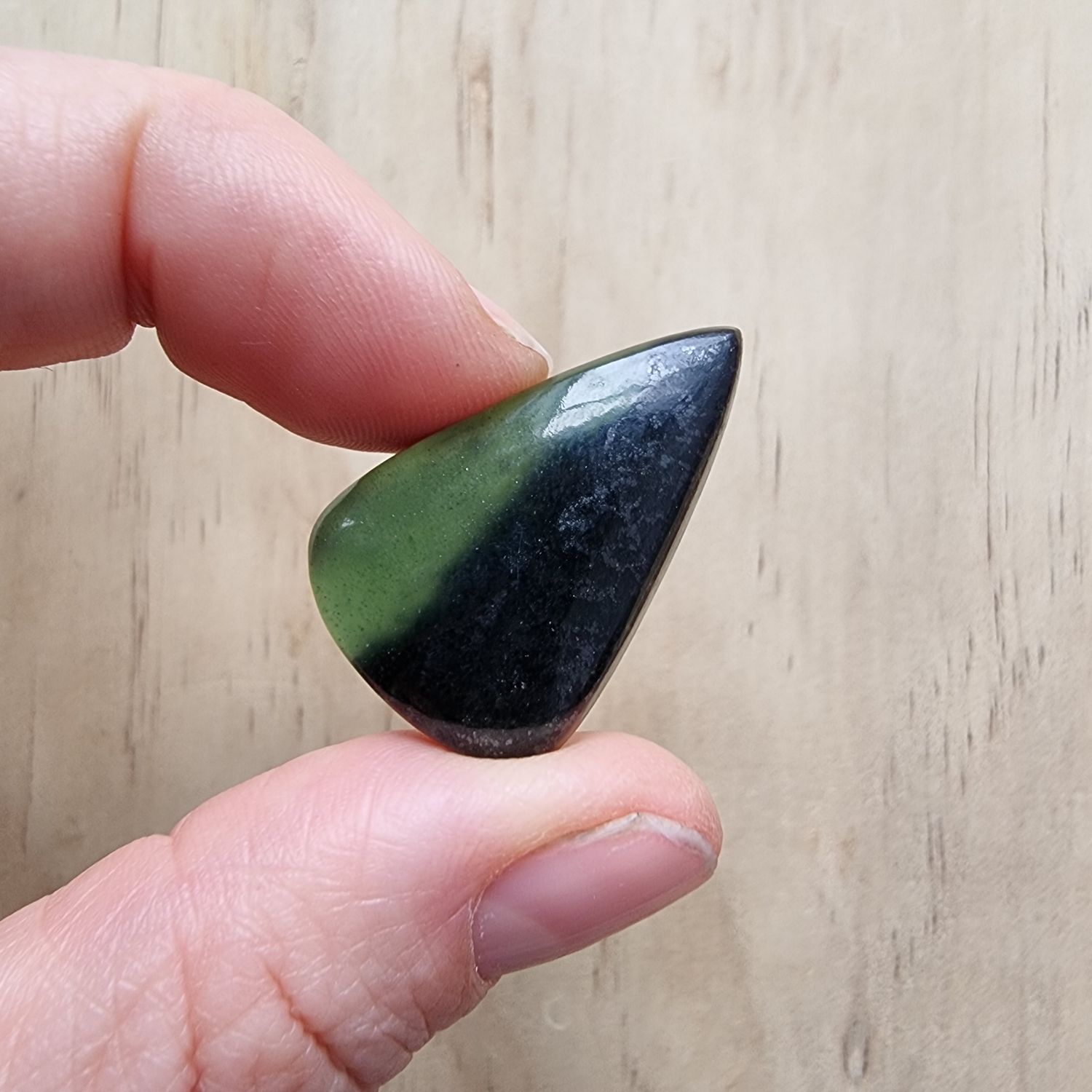 Serpentine Cabochon / Pendant for jewelry making or diy craft projects 6.5gr