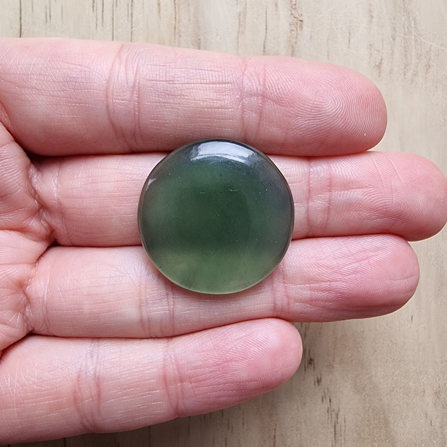 Serpentine Cabochon / Pendant for jewelry making or diy craft projects 7.1gr