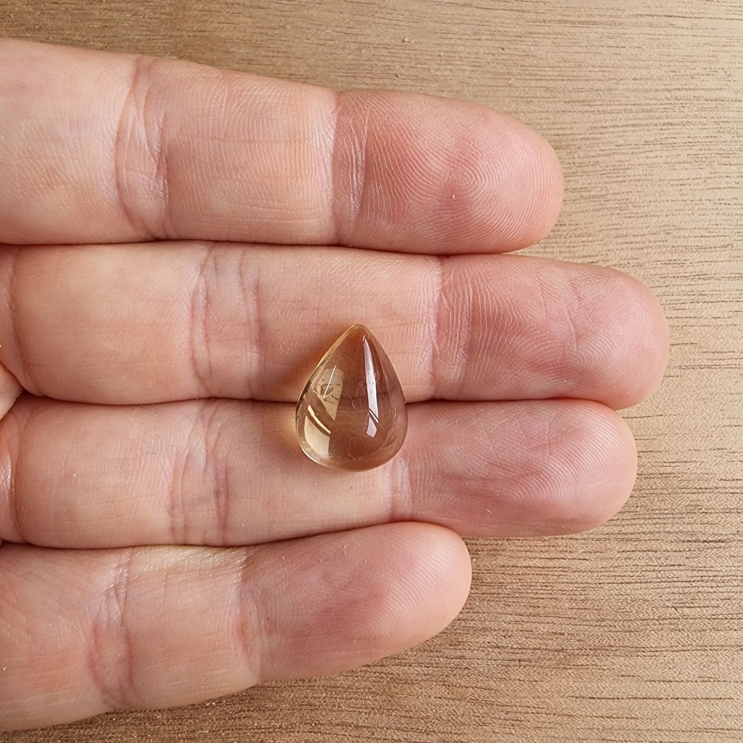 Citrine Cabochon / Pendant for jewelry making or diy craft projects 1.7gr