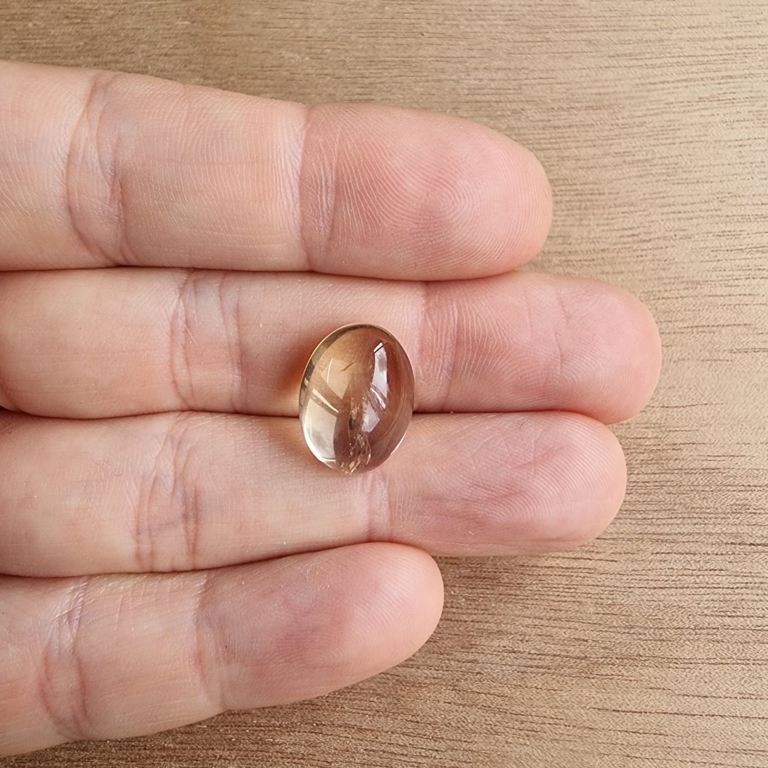 Citrine Cabochon / Pendant for jewelry making or diy craft projects 2.1gr