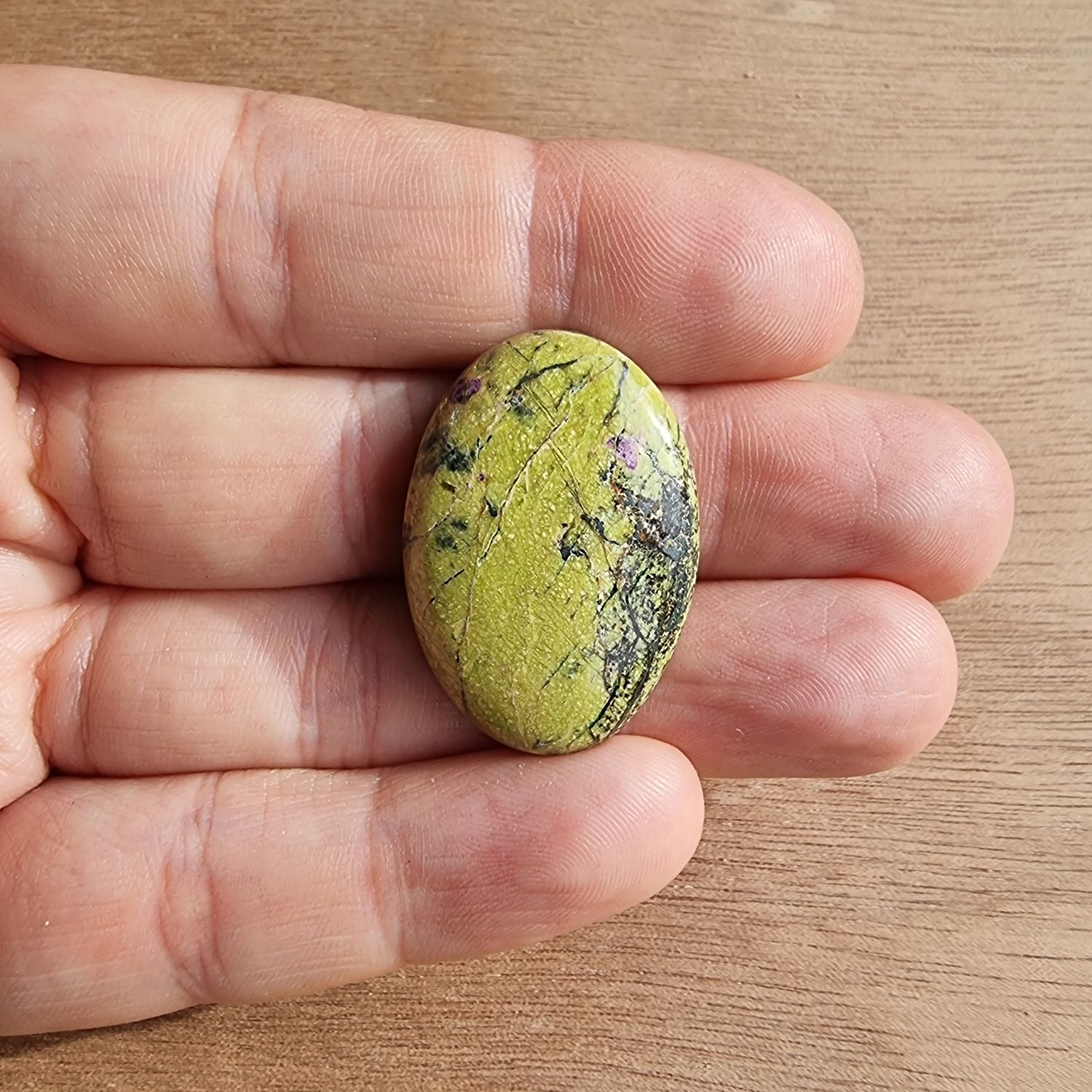 Atlantasite (Australian) Cabochon / Pendant for jewelry making or diy craft projects 8.2gr