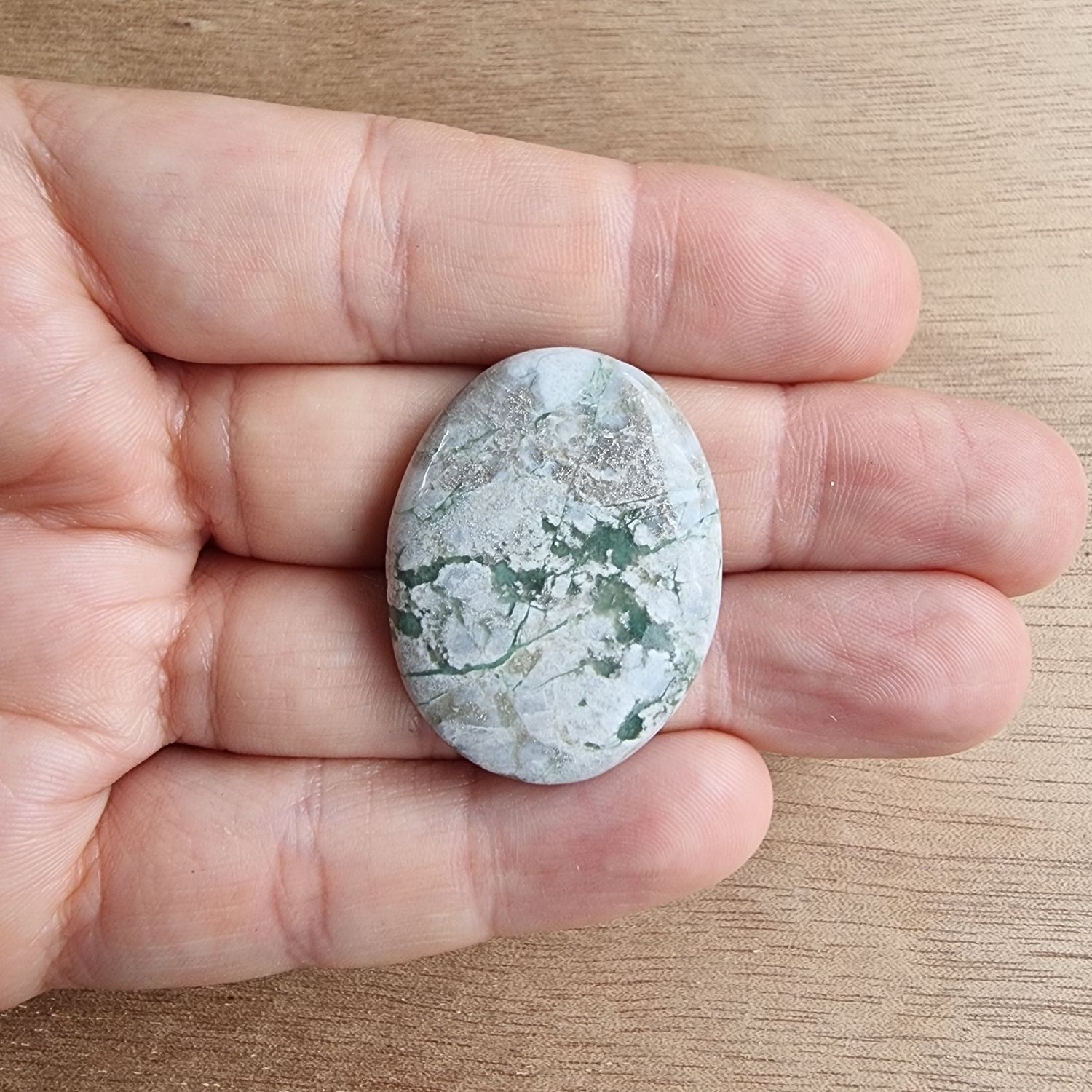 Variscite Cabochon / Pendant for jewelry making or diy craft projects 9.4gr
