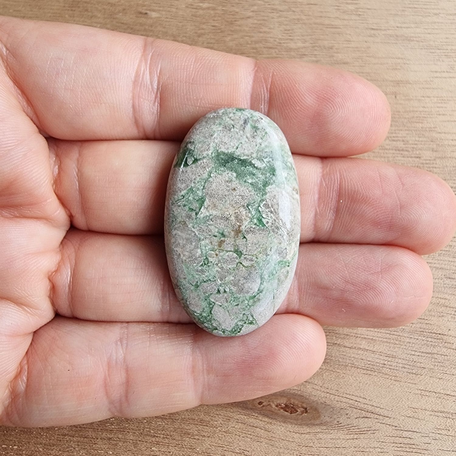 Variscite Cabochon / Pendant for jewelry making or diy craft projects 12.2gr