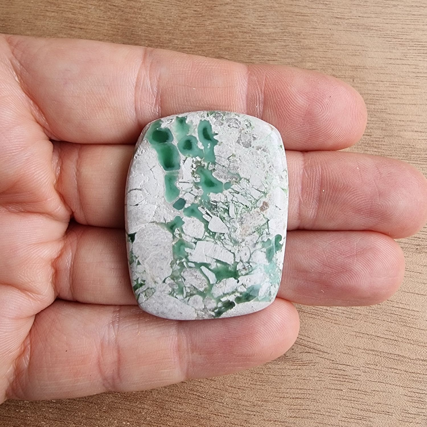 Variscite Cabochon / Pendant for jewelry making or diy craft projects 12.2gr
