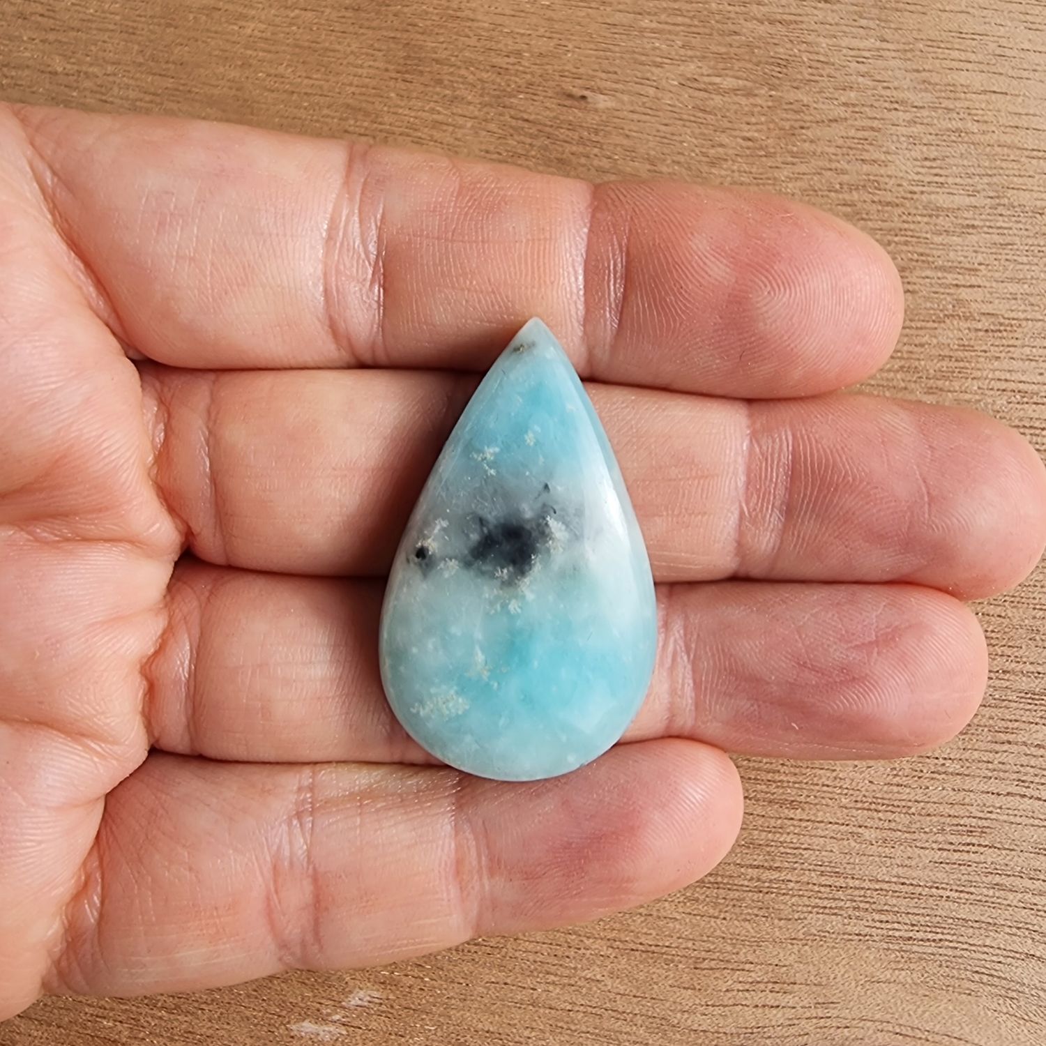 Hemimorphite Cabochon / Pendant for jewelry making or diy craft projects 9.1gr