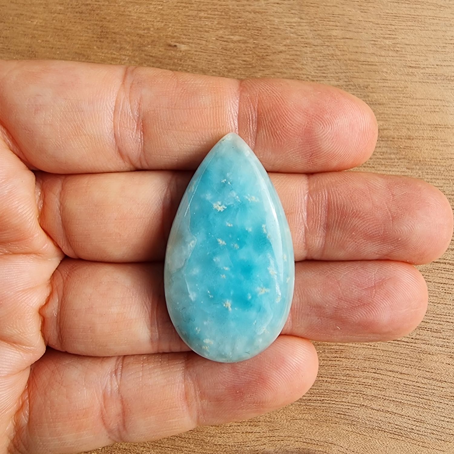 Hemimorphite Cabochon / Pendant for jewelry making or diy craft projects 9.9gr