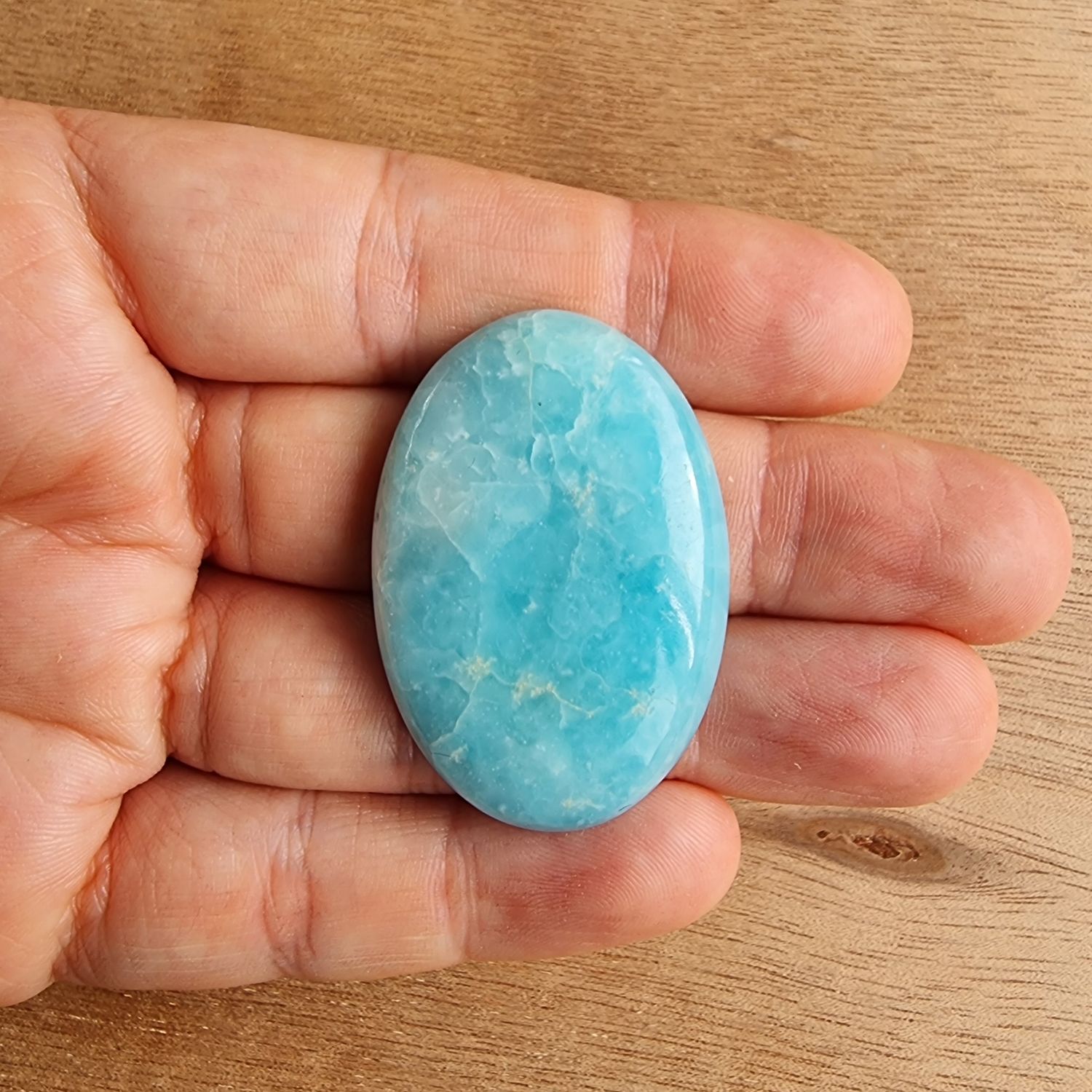 Hemimorphite Cabochon / Pendant for jewelry making or diy craft projects 15.5gr
