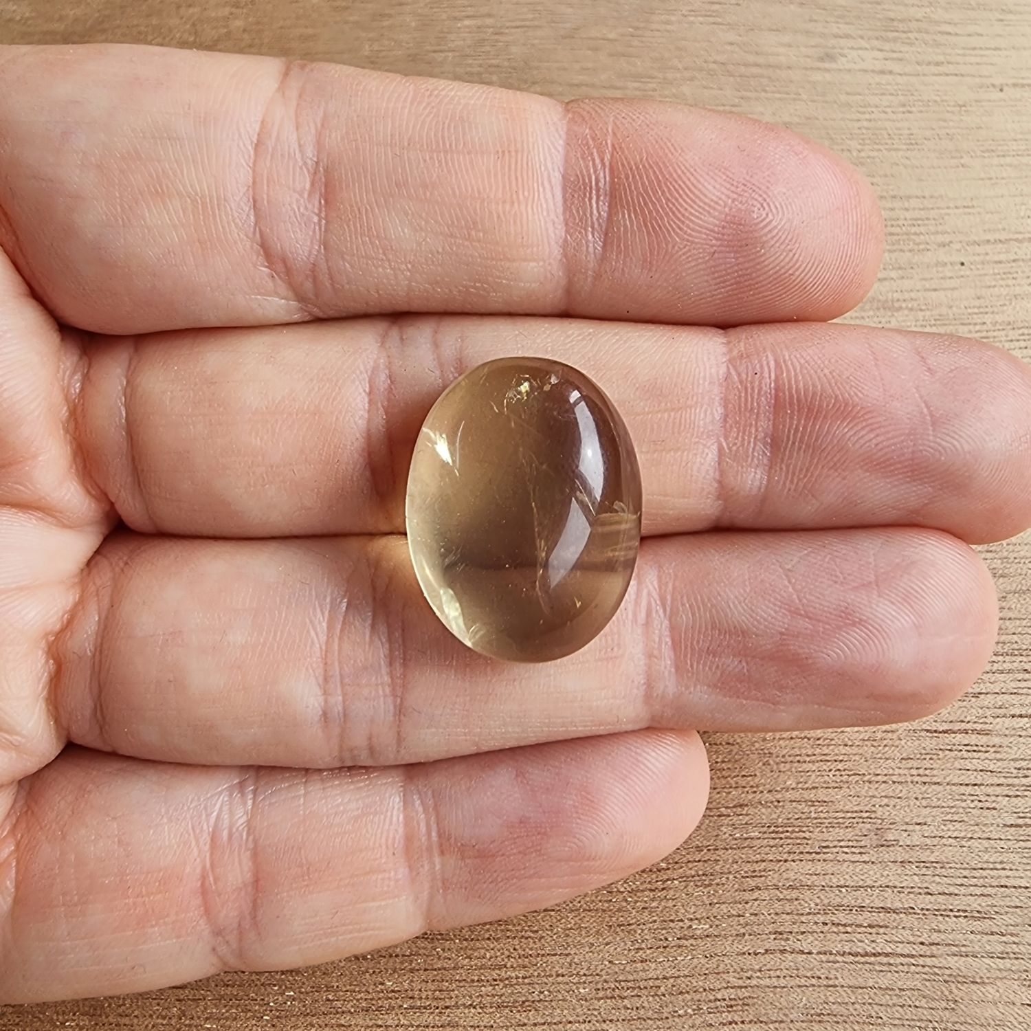 Lemon Quartz Cabochon / Pendant for jewelry making or diy craft projects 5.8gr
