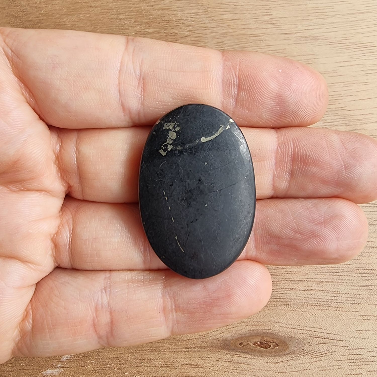 Shungite Cabochon / Pendant for jewelry making or diy craft projects 10.4gr