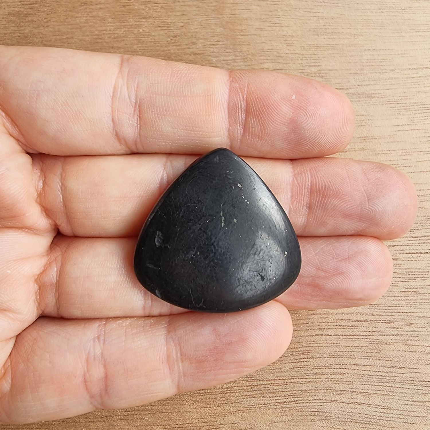 Shungite Cabochon / Pendant for jewelry making or diy craft projects 8.7gr