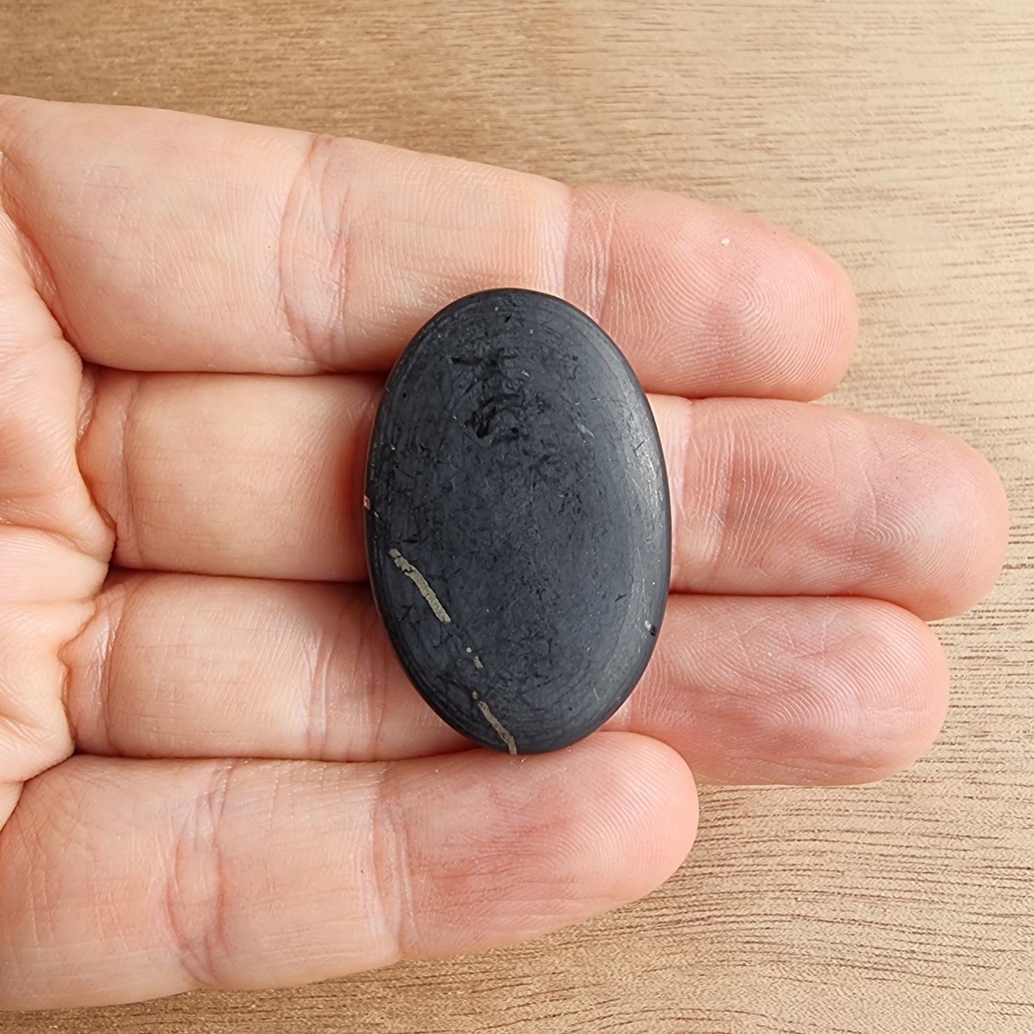 Shungite Cabochon / Pendant for jewelry making or diy craft projects 9gr